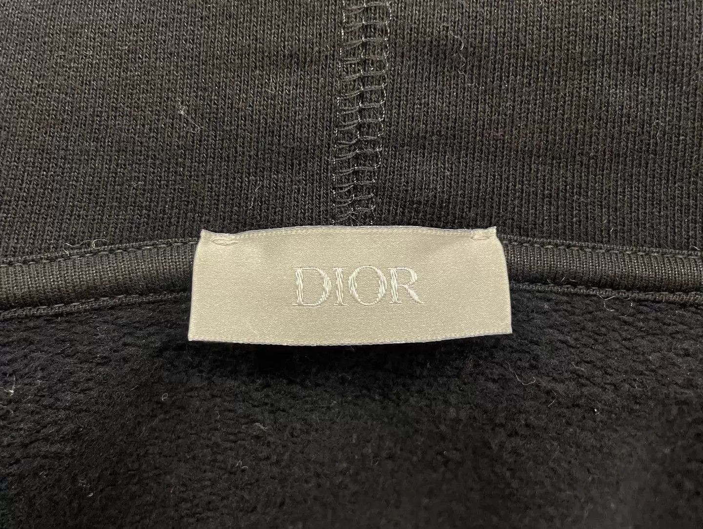 Dior Dior Black Embroidered Logo Hoodie M (Bust 116) Size US M / EU 48-50 / 2 - 5 Thumbnail