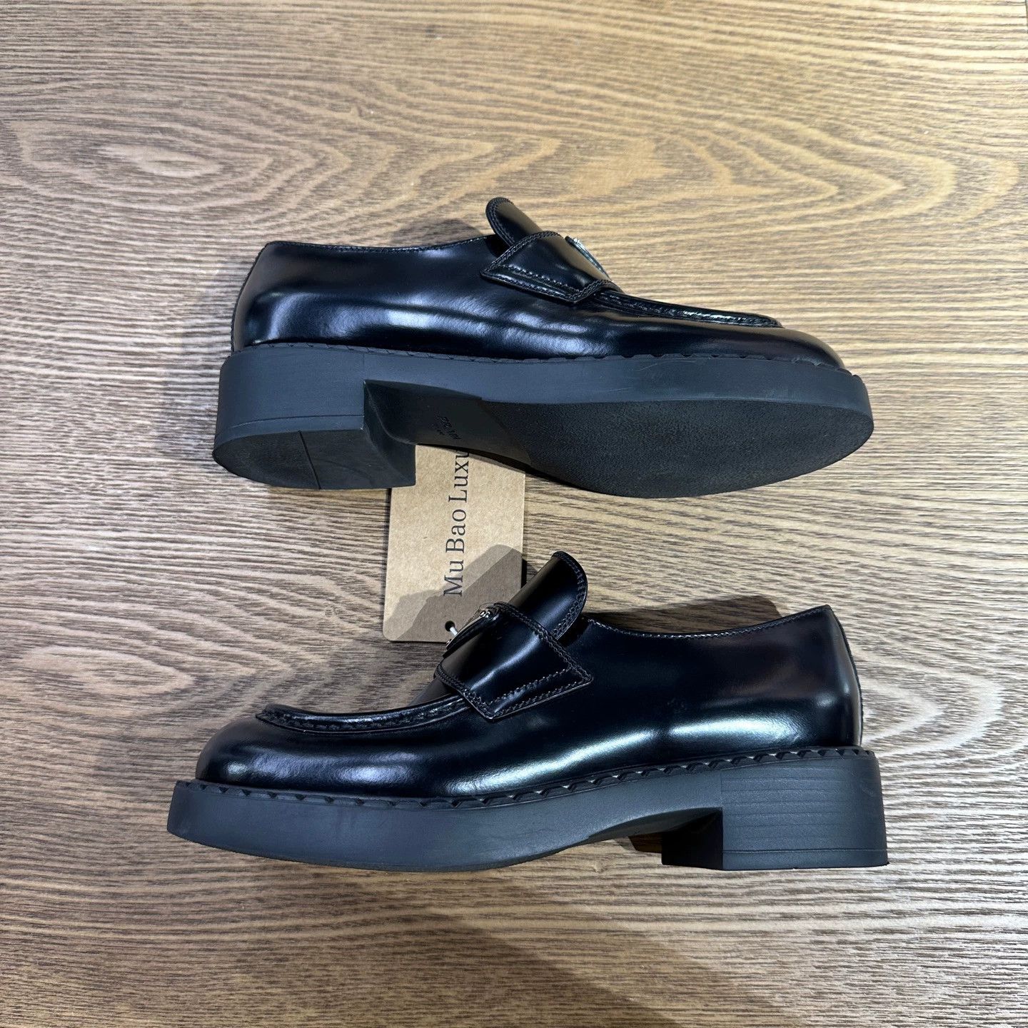 Prada Prada Triangle Logo Loafer apr542 36.5 Size US 6 / IT 36 - 3 Thumbnail