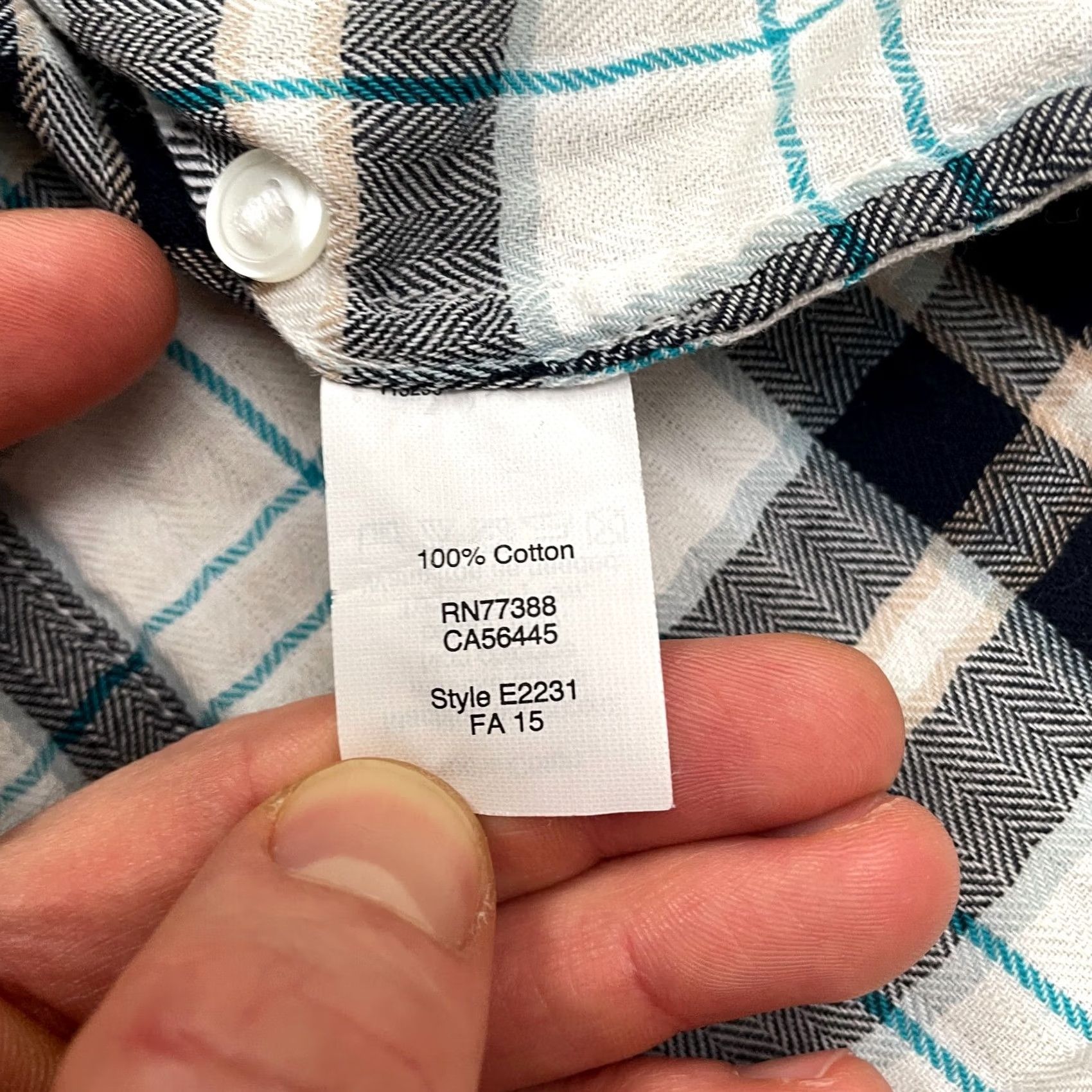 J.Crew J.CREW Button-Down Shirt Womens XXS Multicolor Plaid Long Sleeve Cotton Casual Shirt Size XXS / US 00 / IT 34 - 5 Thumbnail