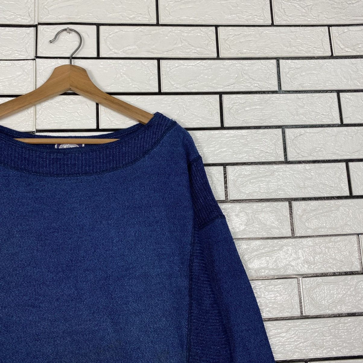 Indigo Vintage Sweatshirt Jantzen Indigoblue Pure Indigo Dyed Size US L / EU 52-54 / 3 - 7 Thumbnail