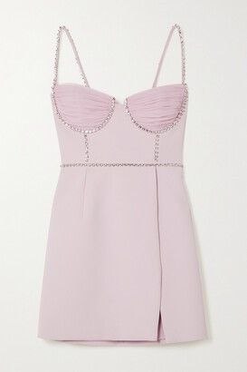 Self-Portrait Self-Portrait Pink Chiffon and Crepe Mini Dress size UK8/US4 Size S / US 4 / IT 40 - 2 Thumbnail