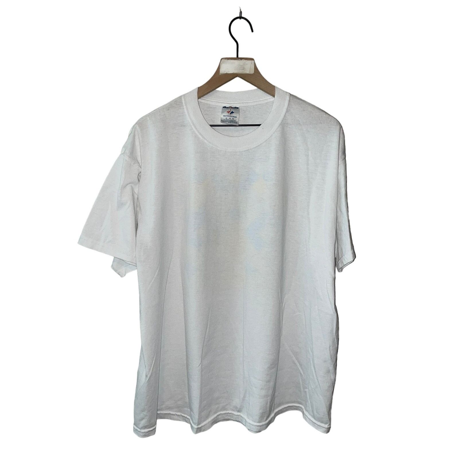 Jerzees Vintage Link Five Shirt Angel Leaf Game White Tee 90s XL Size US XL / EU 56 / 4 - 2 Thumbnail