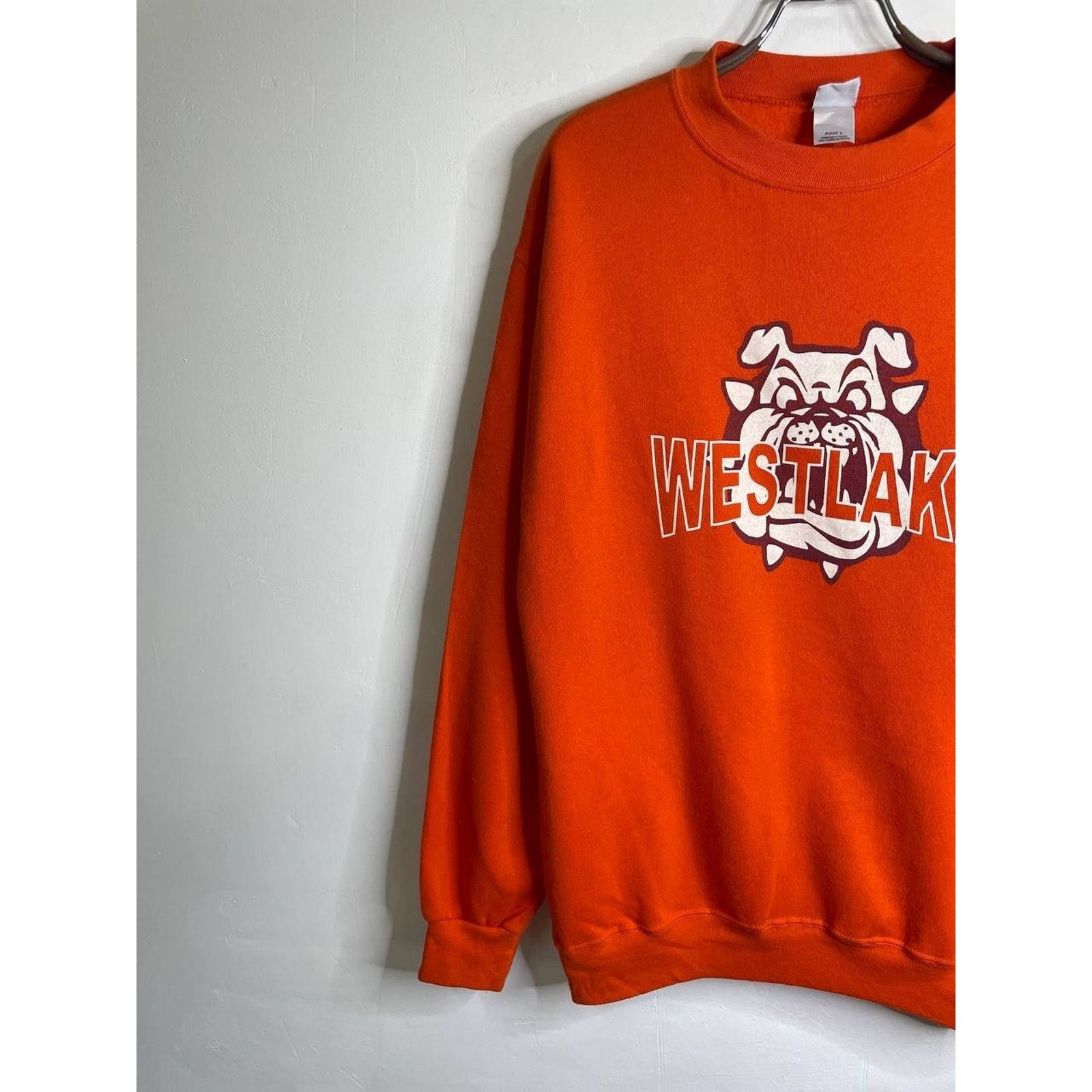 Vintage Vintage Augusta Westlake Bulldogs Orange Sweatshirt Adult L Size US L / EU 52-54 / 3 - 4 Thumbnail