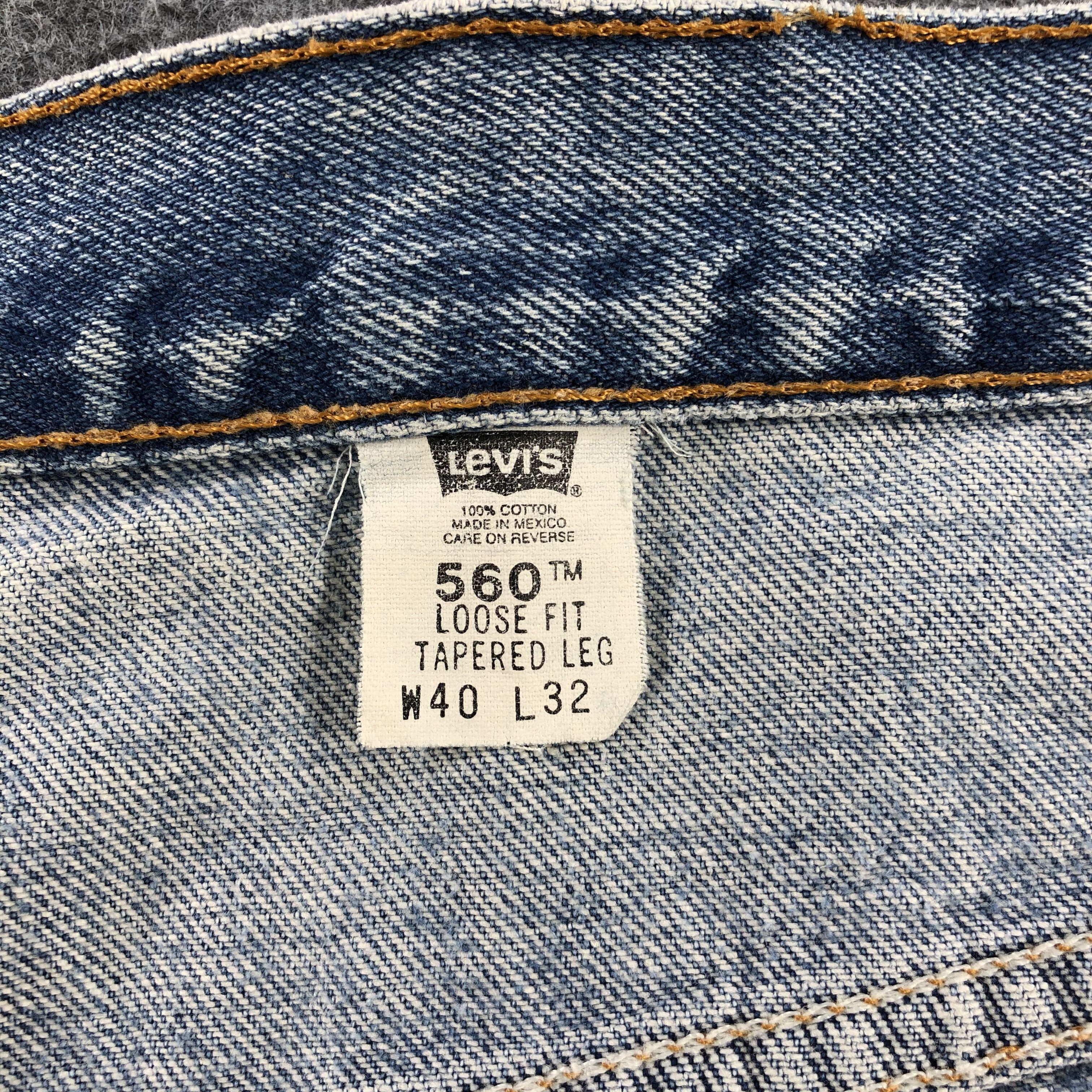 Levi's × Vintage Vintage 90s Levis 560 Jeans-JM1006 Size US 40 / EU 56 - 11 Thumbnail