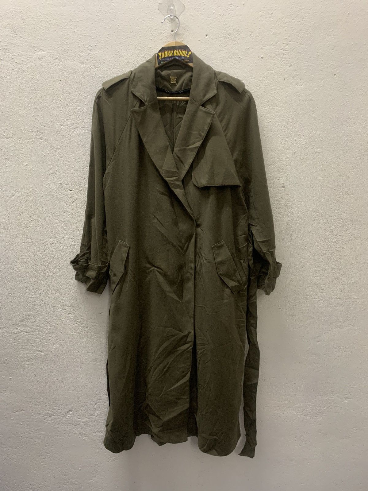 Japanese Brand × Michel Klein Vintage Michel Klien Trench Coat Jacket Size US M / EU 48-50 / 2 - 1 Thumbnail
