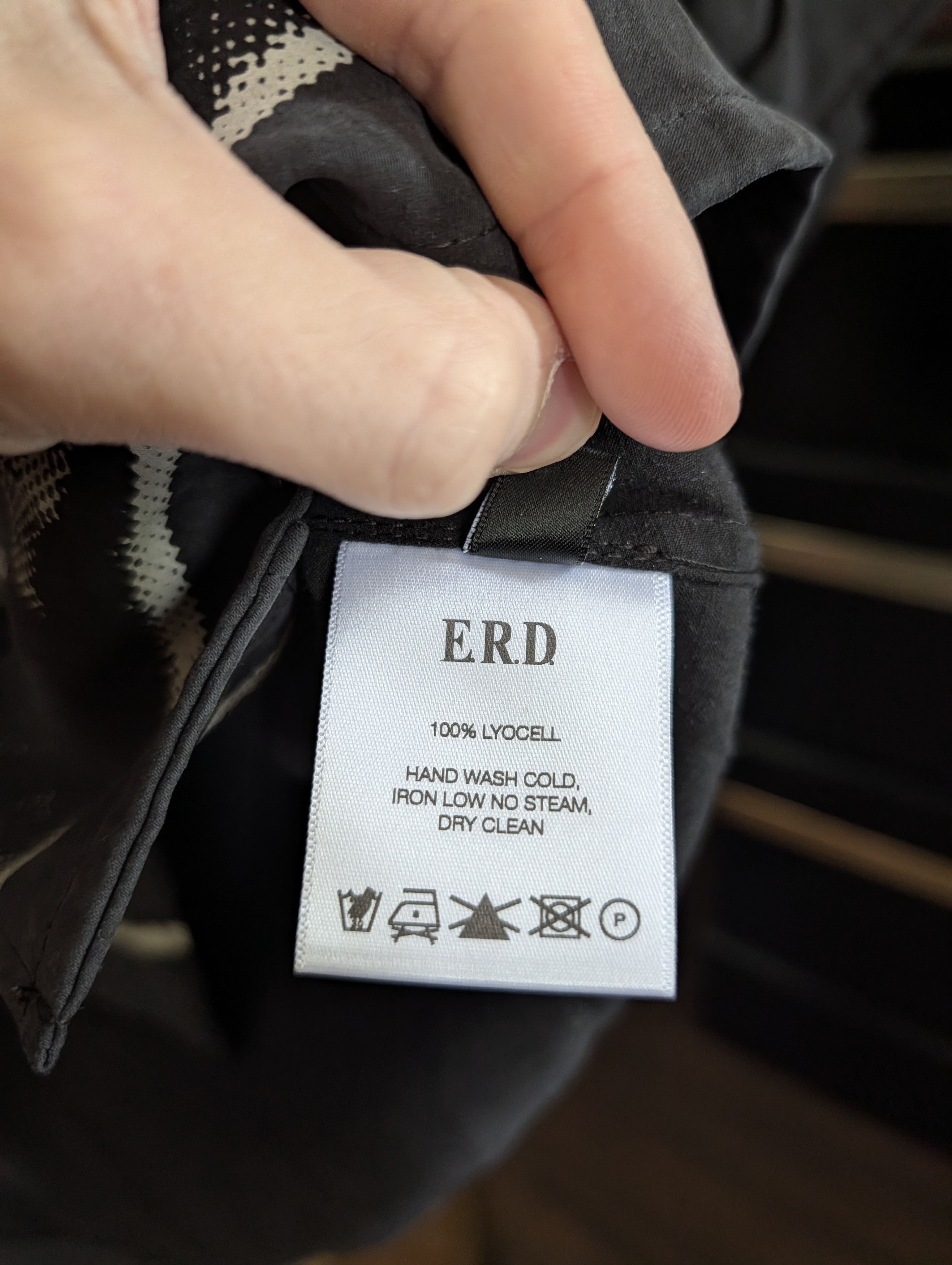 Enfants Riches Deprimes RARE Night/Mourning black tencel heavy camp collar shirt Size US S / EU 44-46 / 1 - 16 Thumbnail