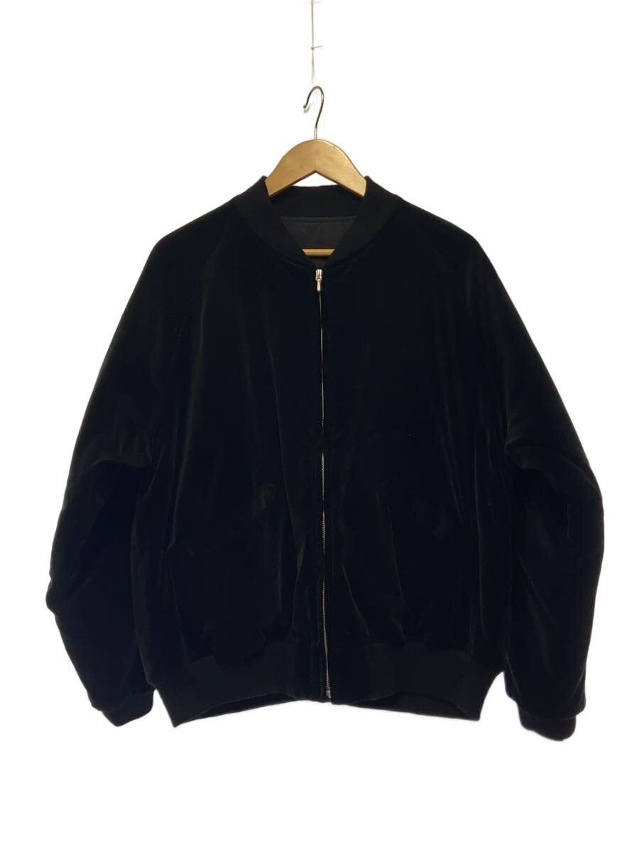 A.PRESSE Black Cotton Vintage Us Navy Souvenir Velour Jacket Size US M / EU 48-50 / 2 - 1 Thumbnail