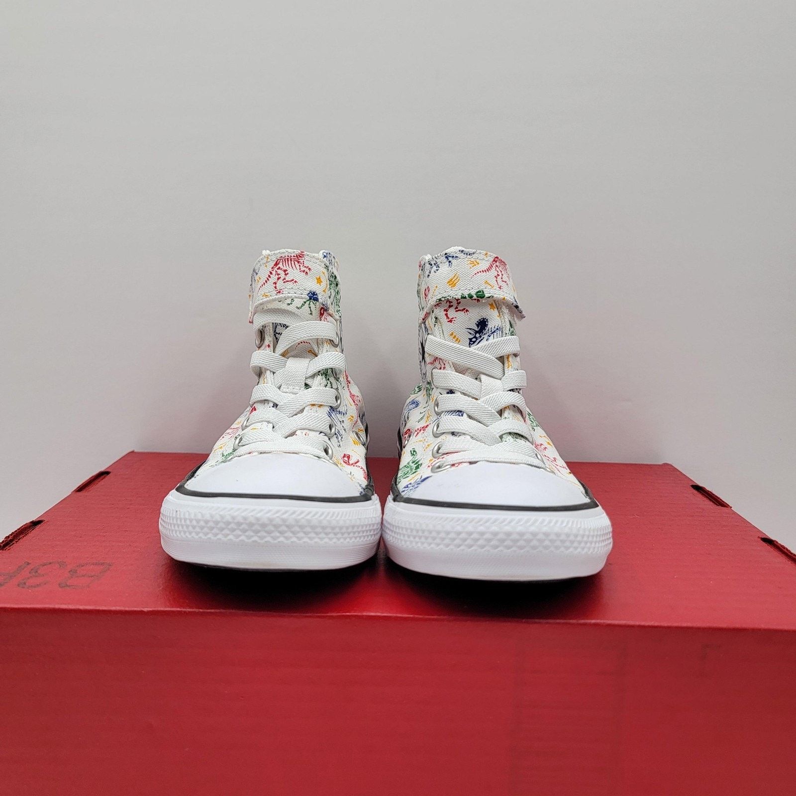 Converse Converse CTAS Youth Size 2.5 White Dinosaur Print A04767F Size US 4 / IT 34 - 4 Thumbnail