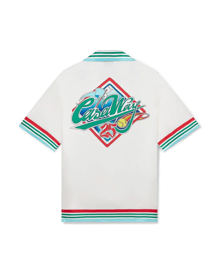 Casablanca Casablanca "Casa Way World Series" Short Sleeve White Shirt Size US XXL / EU 58 / 5 - 2 Thumbnail