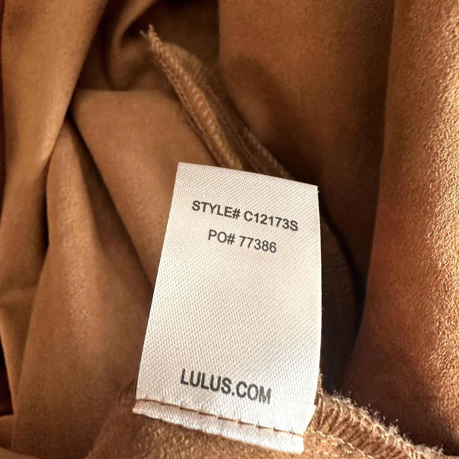 Lulus Lulus Lucky Break Camel Suede Oversized Jacket Size XS Size XS / US 0-2 / IT 36-38 - 10 Thumbnail