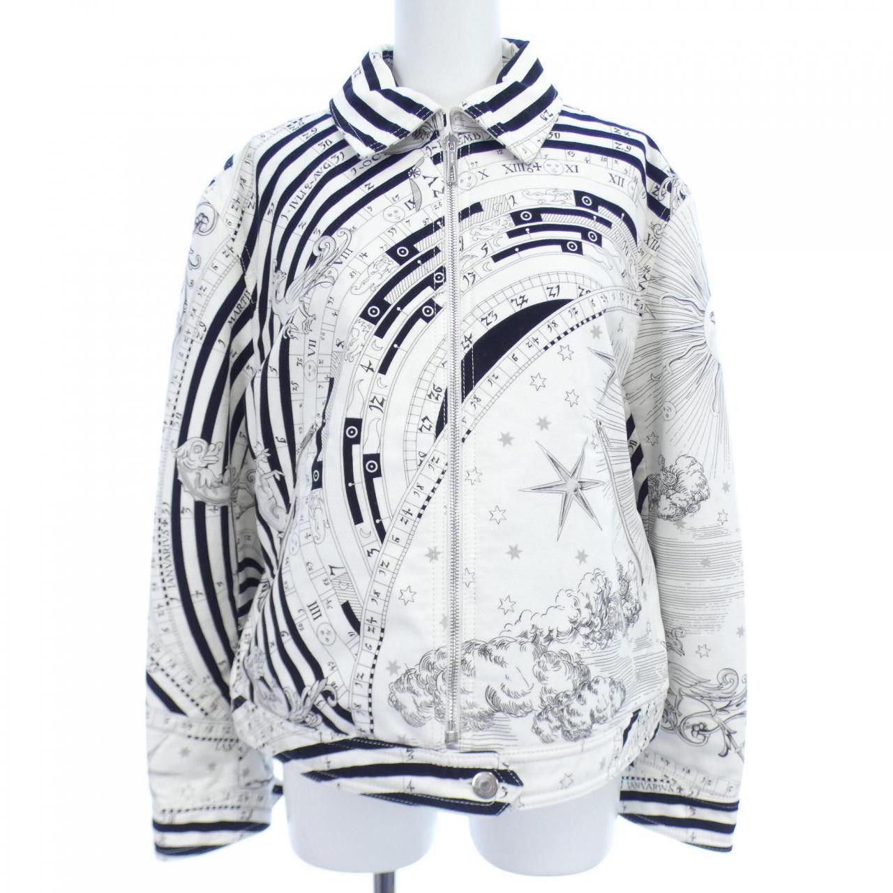 Hermes Hermes Hermes 3H0258DU Wool Jacket Textile Outerwear DUTY FREE for USA Size ONE SIZE - 1 Thumbnail