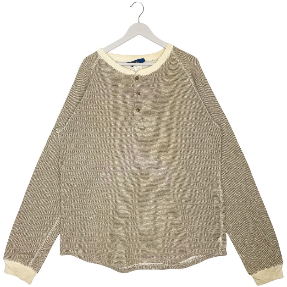 Other Vintage Woolrich Half Button Sweatshirt Beige Size L Size US L / EU 52-54 / 3 - 1 Thumbnail