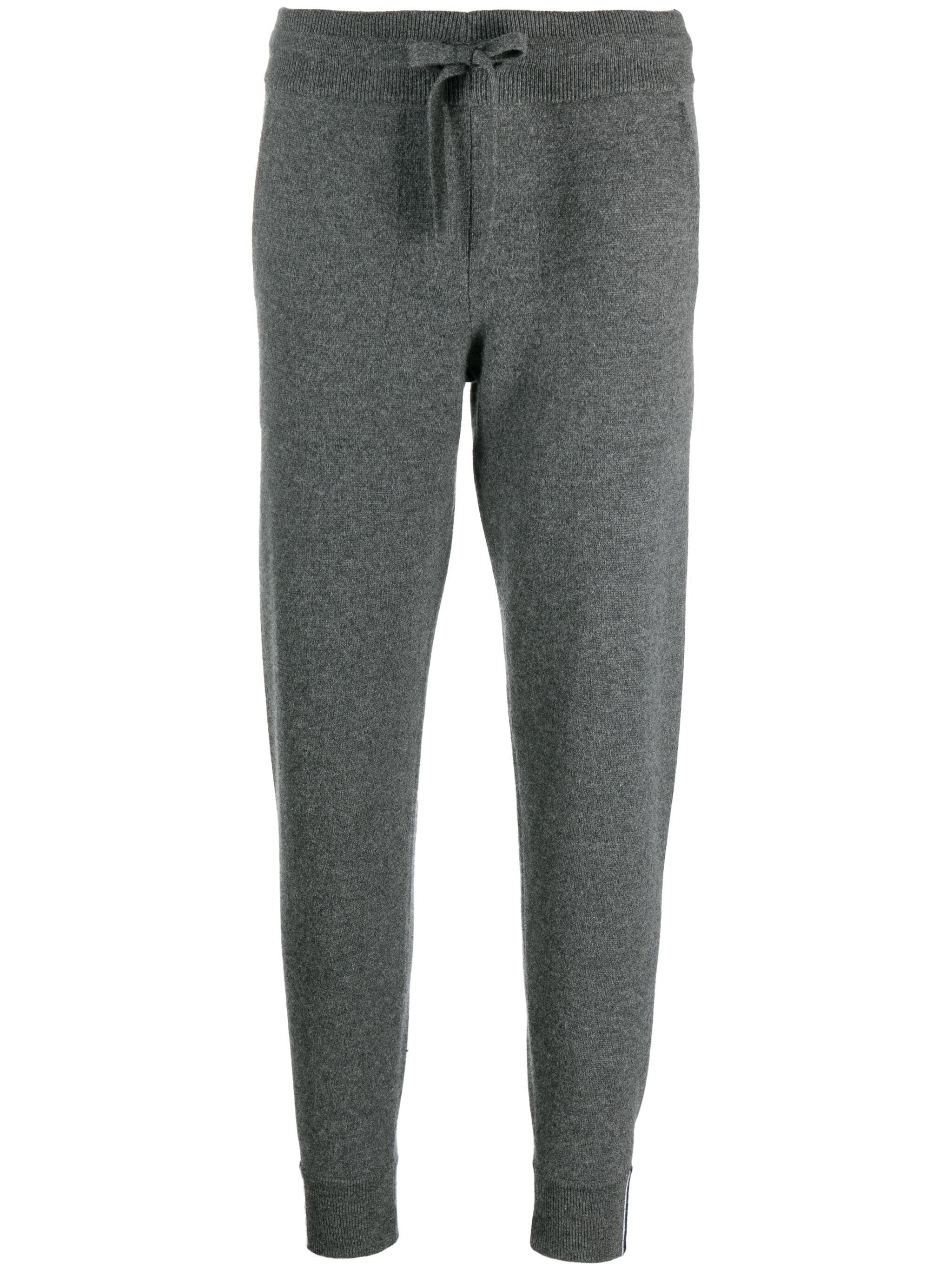 Thom Browne o1s22i1n0924 Cashmere Joggers in Dark Grey Size 28" / US 6 / IT 42 - 1 Thumbnail