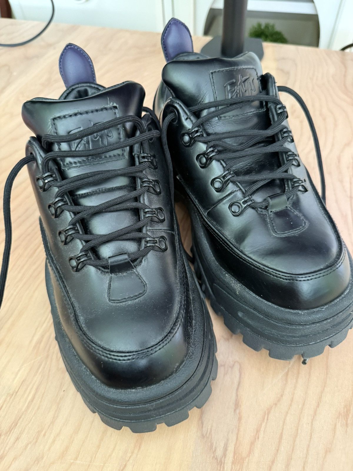Eytys Angel Leather Sneakers Platforms