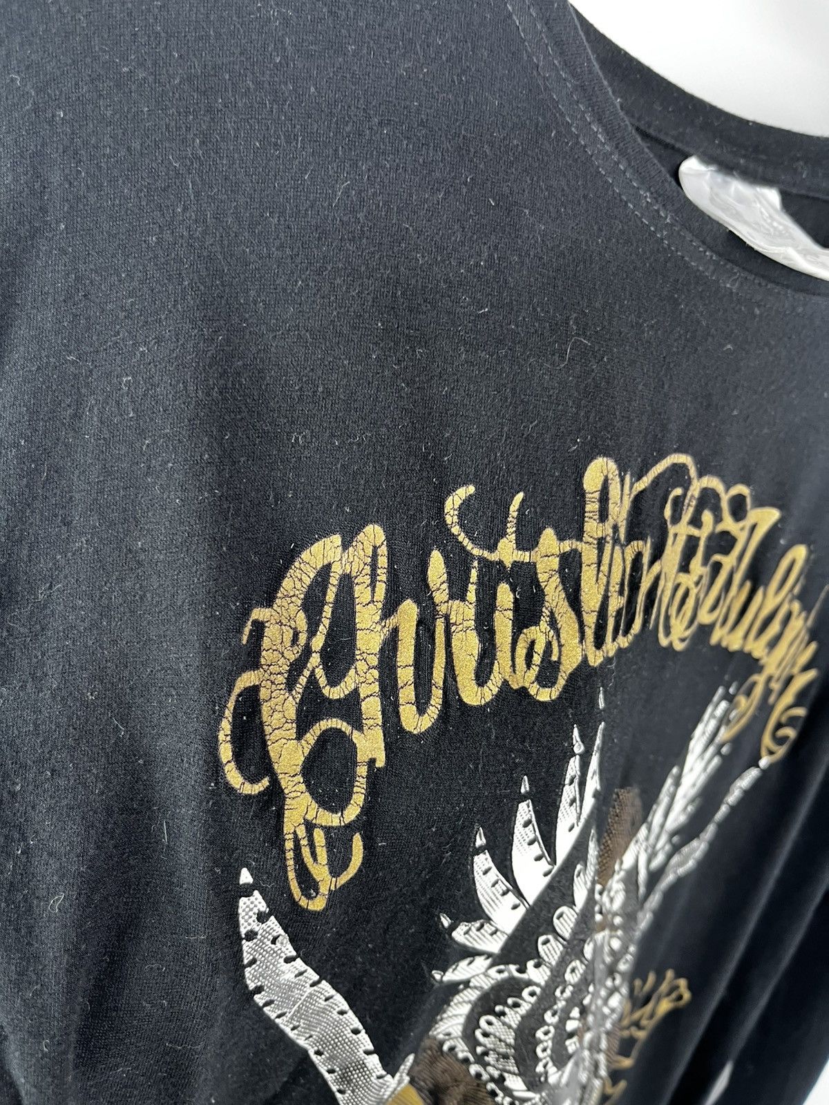 Ed Hardy Christian Audigier Thermal Shirt Mens Large Celebrate Life Size US XL / EU 56 / 4 - 9 Thumbnail
