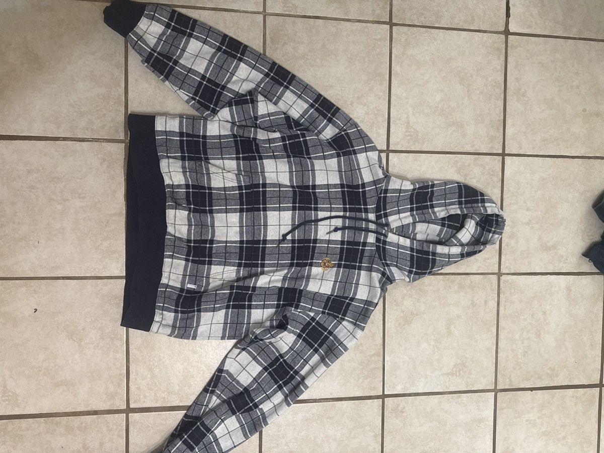 thisisneverthat Jacquard tartan plaid hoodie Size US L / EU 52-54 / 3 - 1 Thumbnail