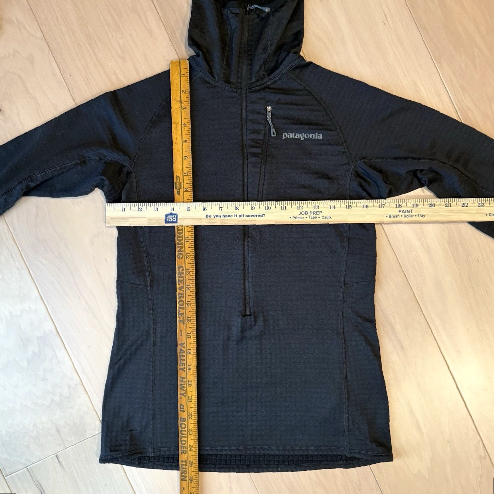 Patagonia Patagonia R1 Hoody Women's Small Black Polartec Fleece Jacket Size S / US 4 / IT 40 - 3 Thumbnail