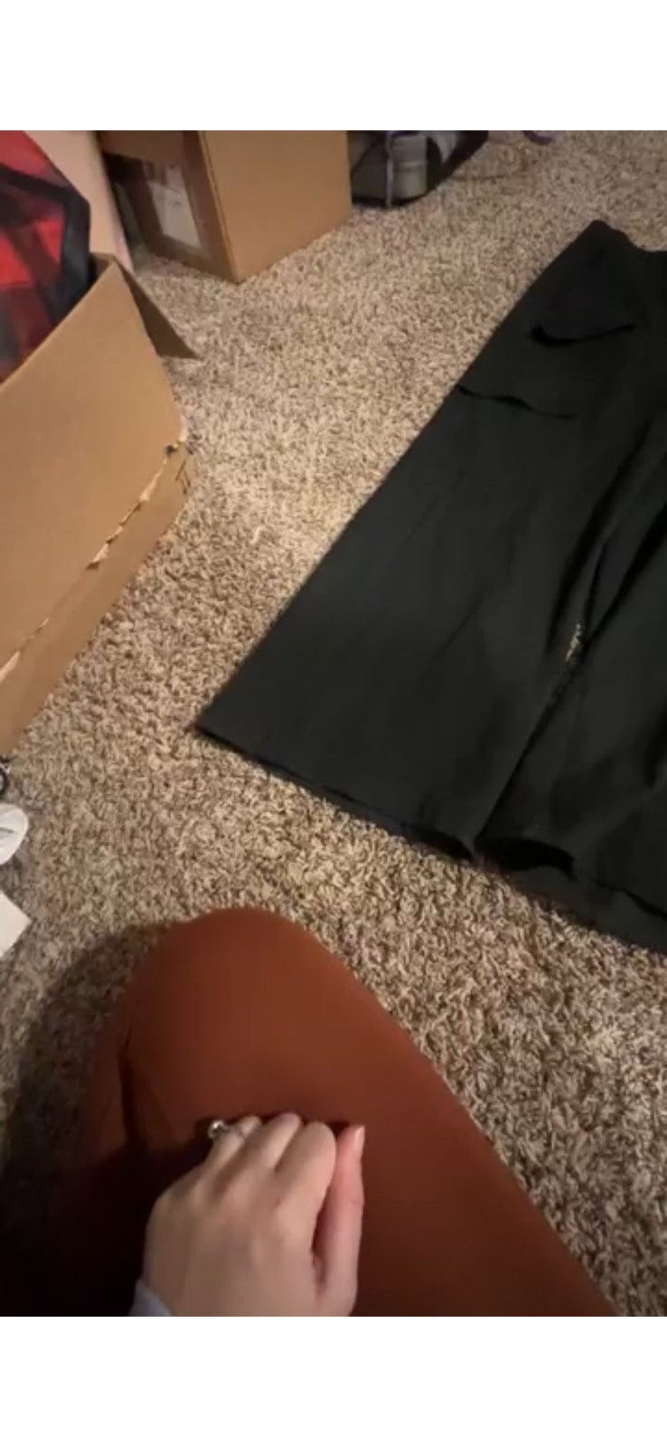 Other Black cargo pants Size 30" / US 8 / IT 44 - 2 Thumbnail
