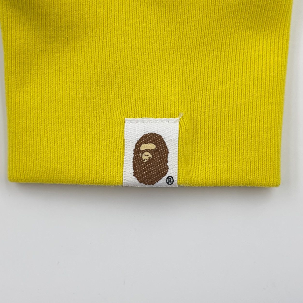 Bape Bape Ape Head One Point Relaxed Fit Hoodie Yellow Size US S / EU 44-46 / 1 - 12 Thumbnail