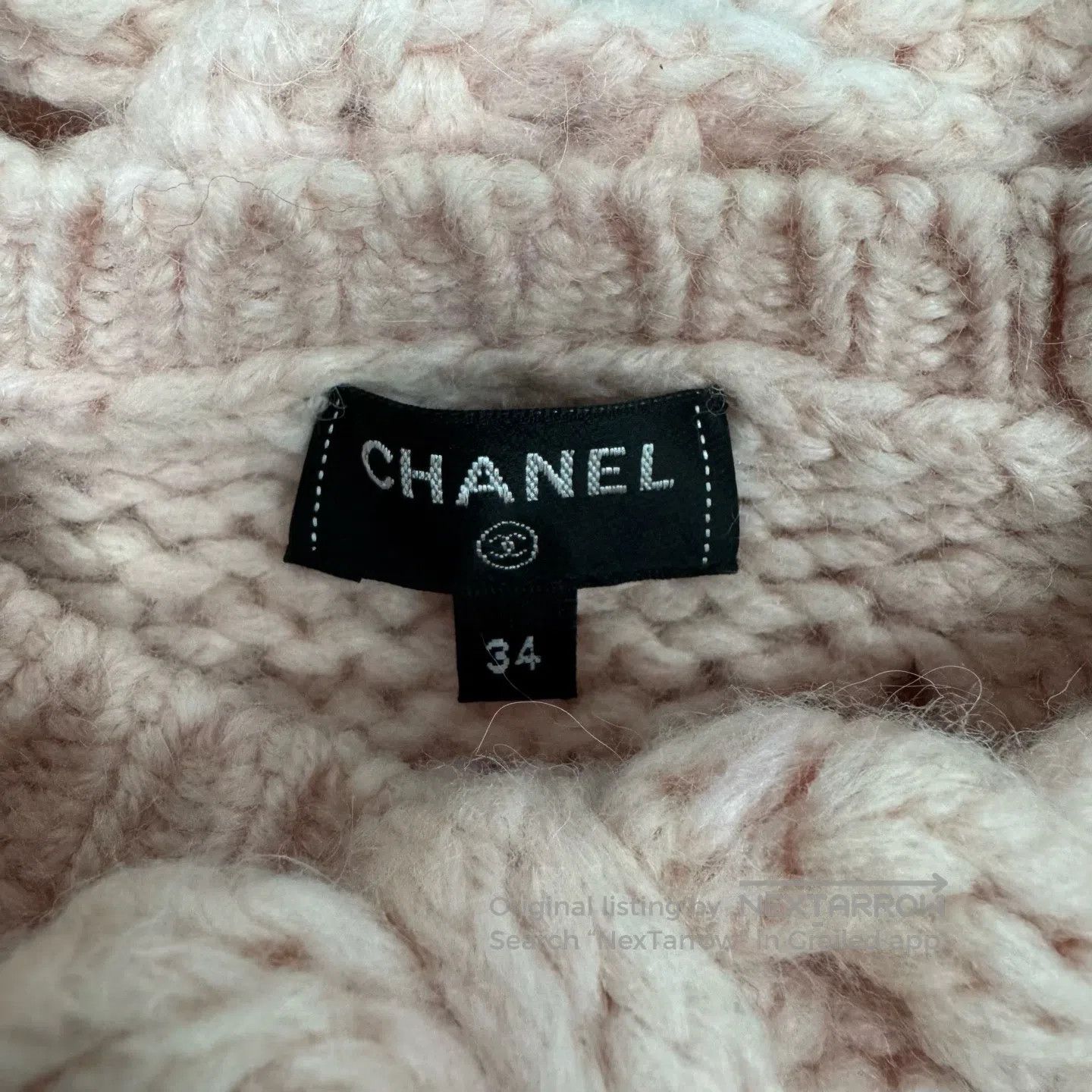 Chanel Chanel size 34 Lotus leaf collar edge Cashmere knit top| Size S / US 4 / IT 40 - 6 Thumbnail