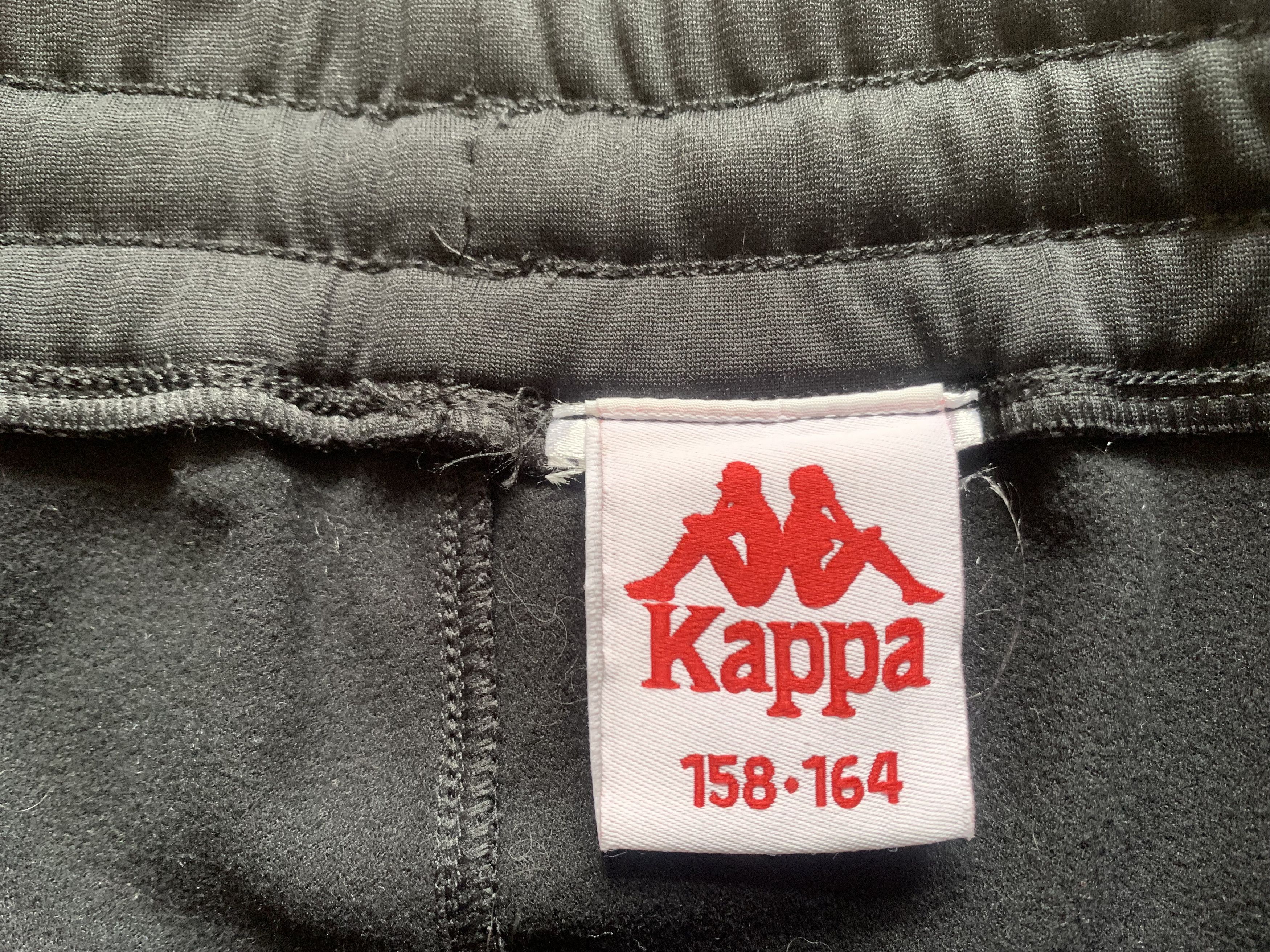 Kappa Youth Kappa Black Lampas Sweatpants Track Pants Size US 26 / EU 42 - 6 Thumbnail