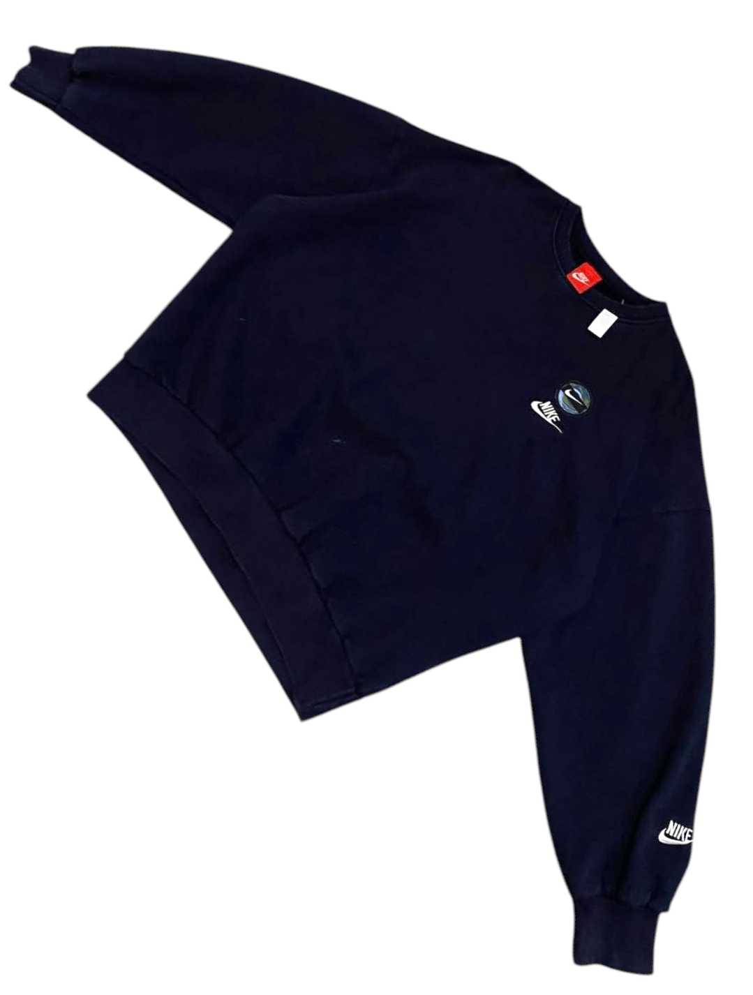 Nike Hype Vintage Nike Circle Earth Logo Sweatshirt Size US L / EU 52-54 / 3 - 4 Thumbnail