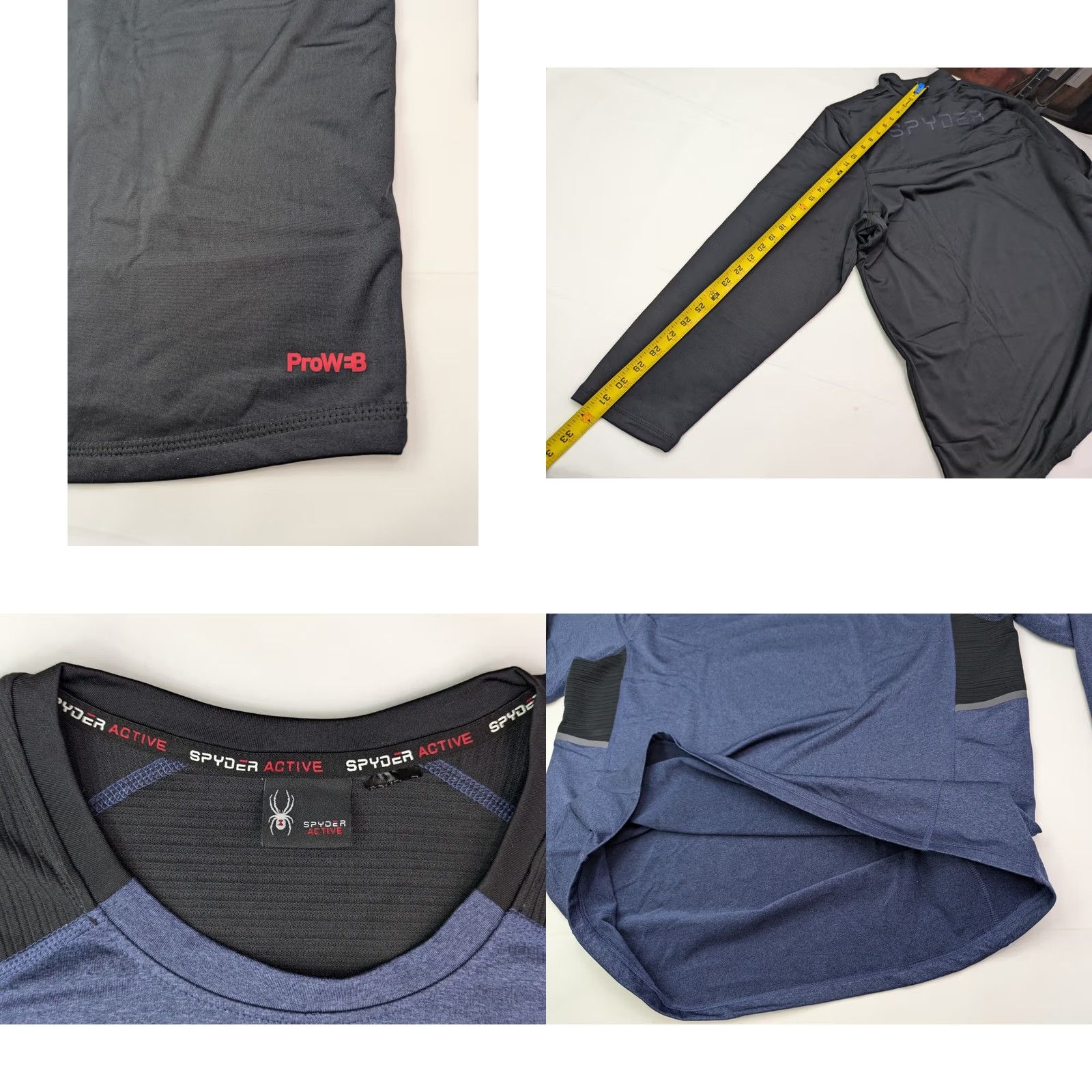 Spyder Spyder PROWEB Lightweight Pullover Shirts Sweater LOT x 2 Active, Men XL Size US XL / EU 56 / 4 - 9 Thumbnail