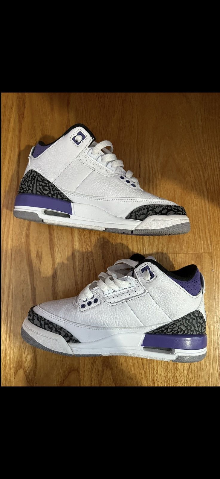 Jordan Brand Air Jordan 3 Retro Dark Iris Size US 4 / IT 34 - 3 Thumbnail