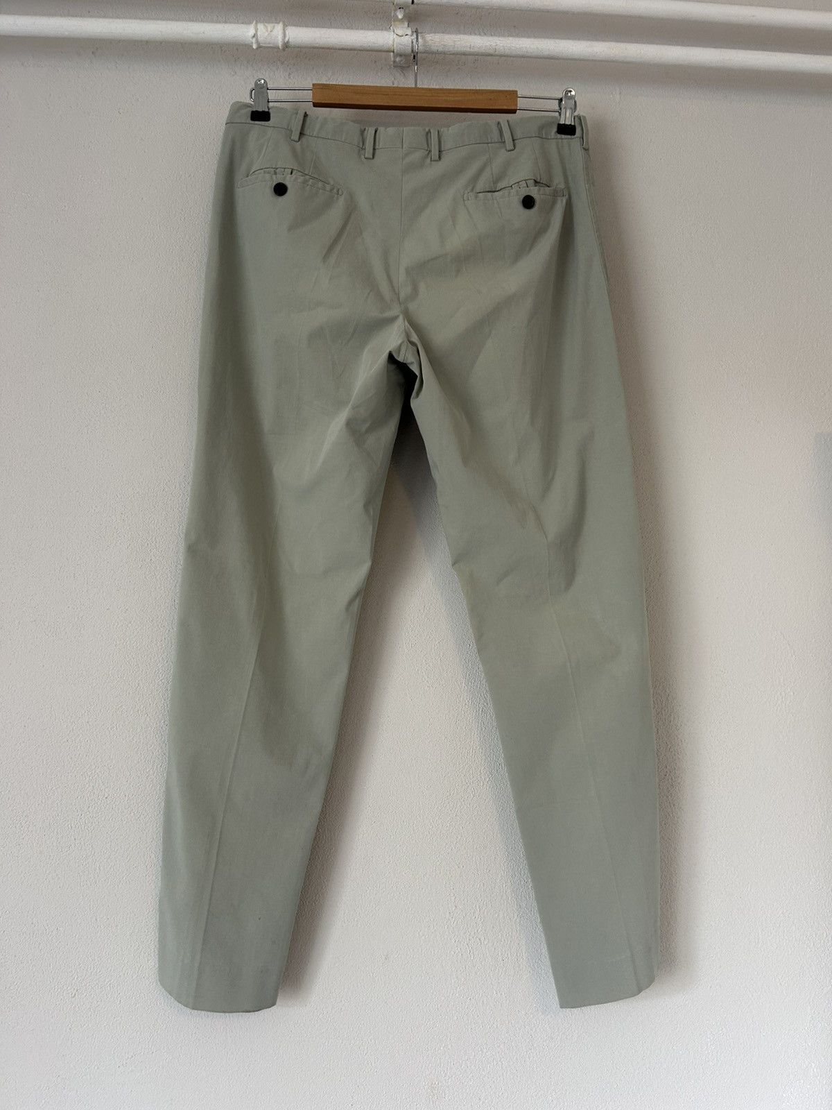 Prada Beige Cotton Trousers Size US 36 / EU 52 - 5 Thumbnail