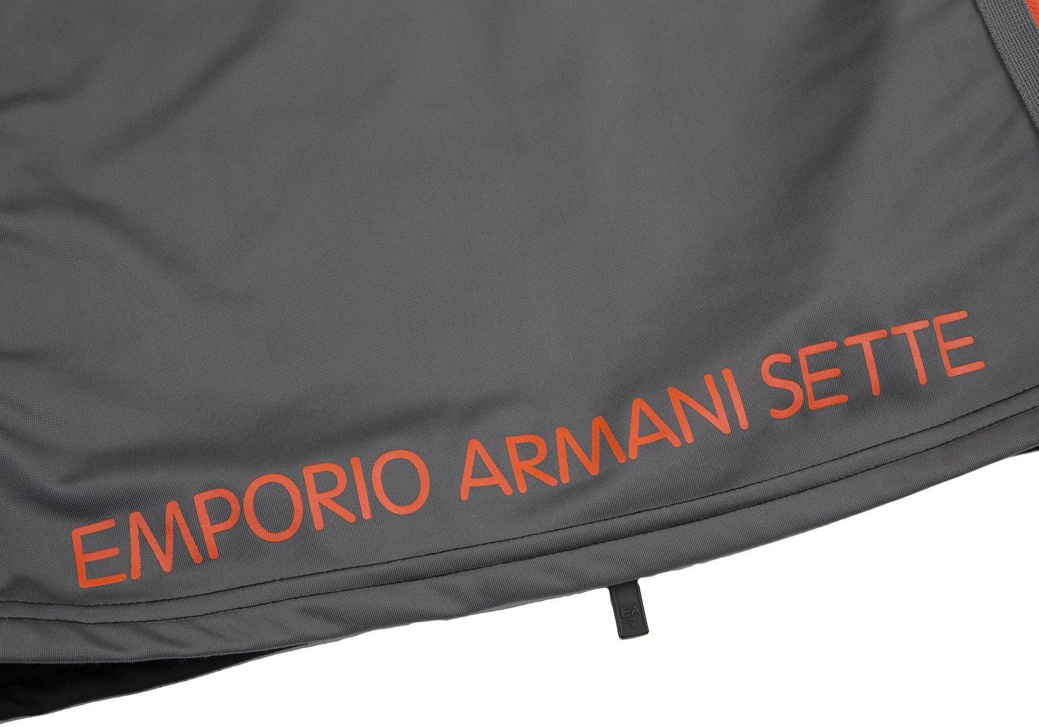 Emporio Armani Track Jacket with Contrast Panels in Black and Gray Size US L / EU 52-54 / 3 - 13 Thumbnail