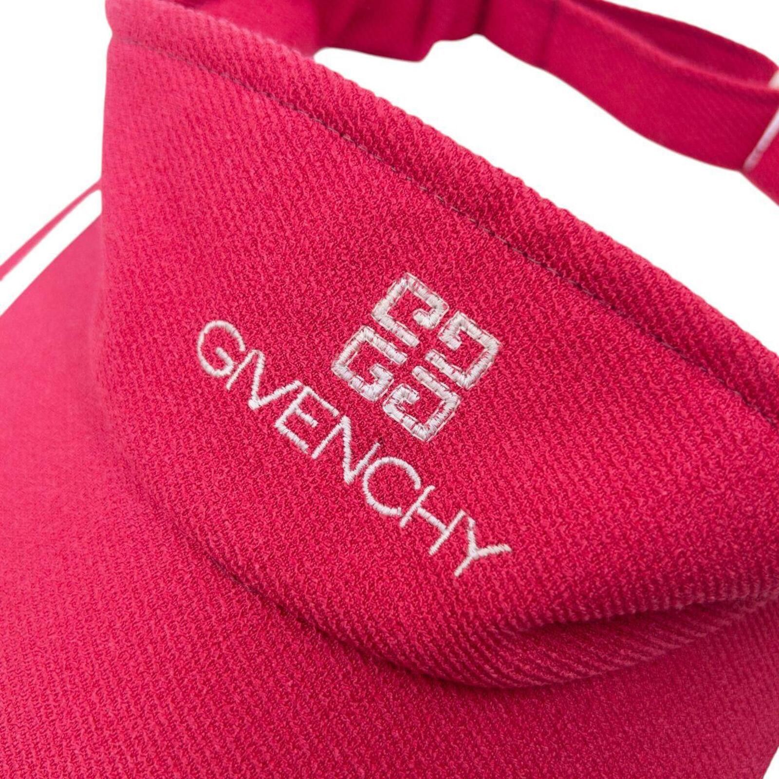Givenchy Vintage 90s Givenchy Embroidered Visor Hat Size ONE SIZE - 8 Thumbnail