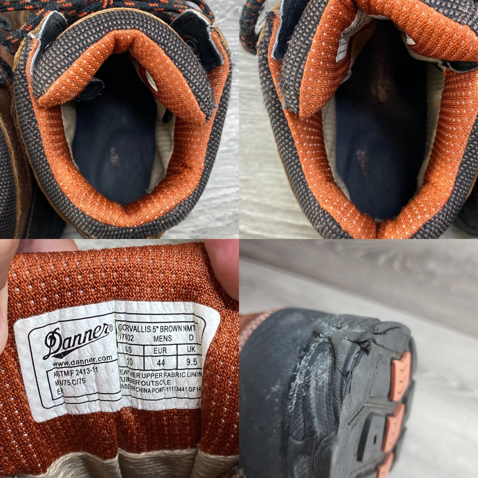 Danner Danner Corvallis 5" Mens 10 Brown Leather Hiking Safe​ty Toe Gore‑Tex Work Boots - ATHLETE? Size US 10 / EU 43 - 8 Thumbnail