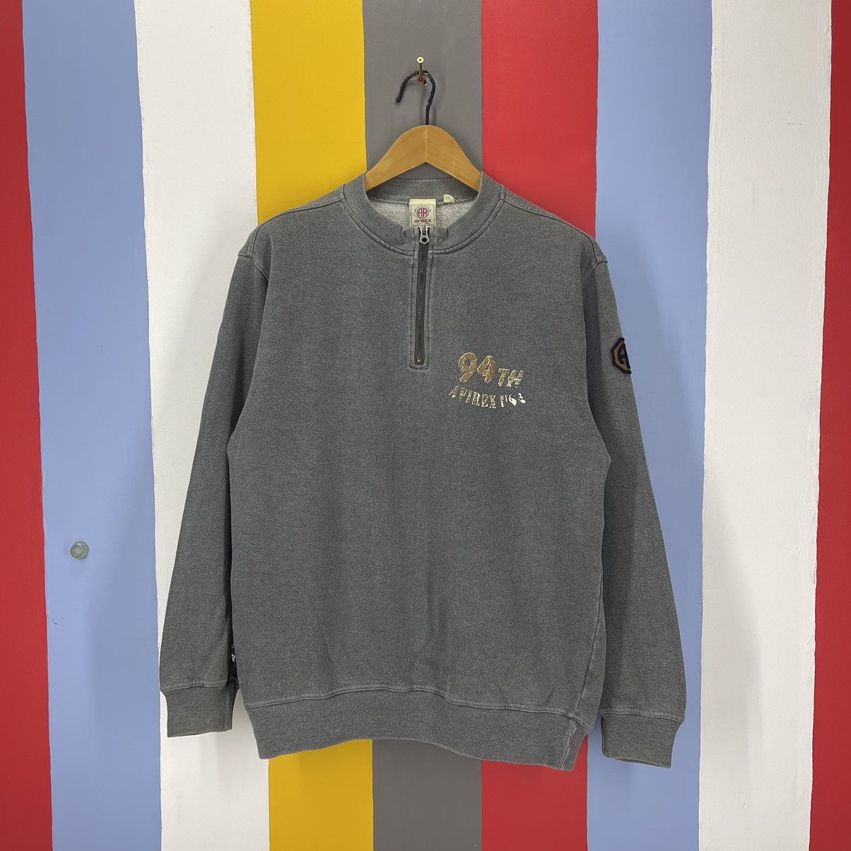 Avirex The Kings Of Aviator AVIREX USA Zip Ups Sweatshirt #1710/06 Size US L / EU 52-54 / 3 - 3 Thumbnail