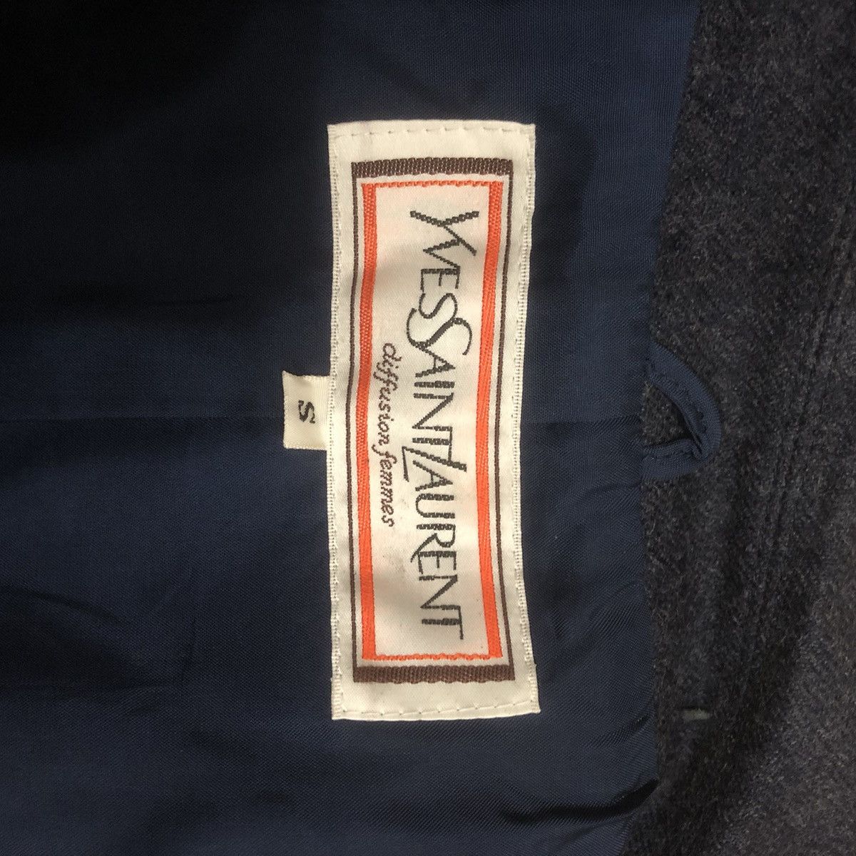 Yves Saint Laurent Cropped Double Breated YSL Jacket Size S / US 4 / IT 40 - 7 Thumbnail