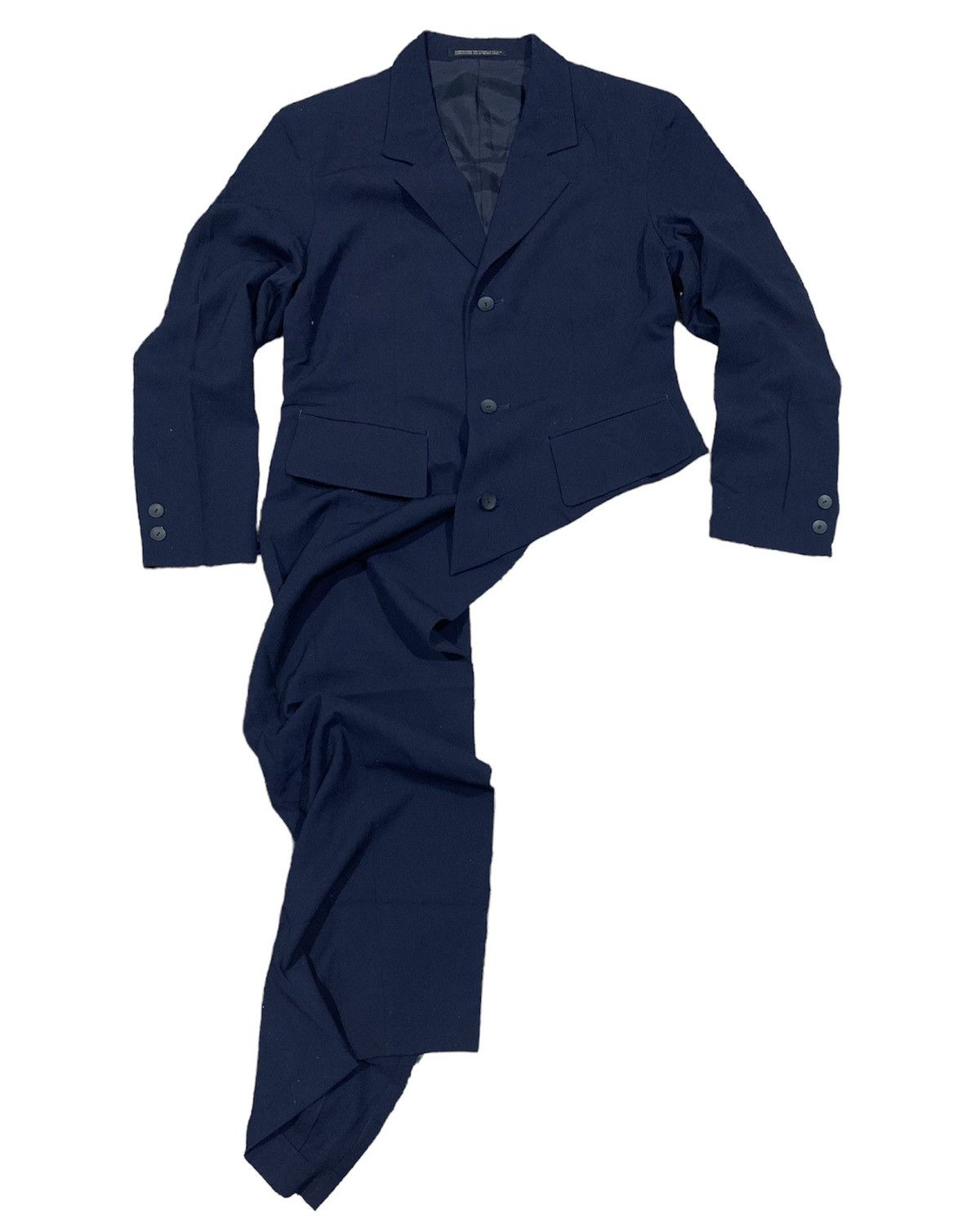 Yohji Yamamoto 🔥Sick🔥Yohji Yamamoto Asymetrical Runway Fashion Week Coat Size US S / EU 44-46 / 1 - 2 Thumbnail