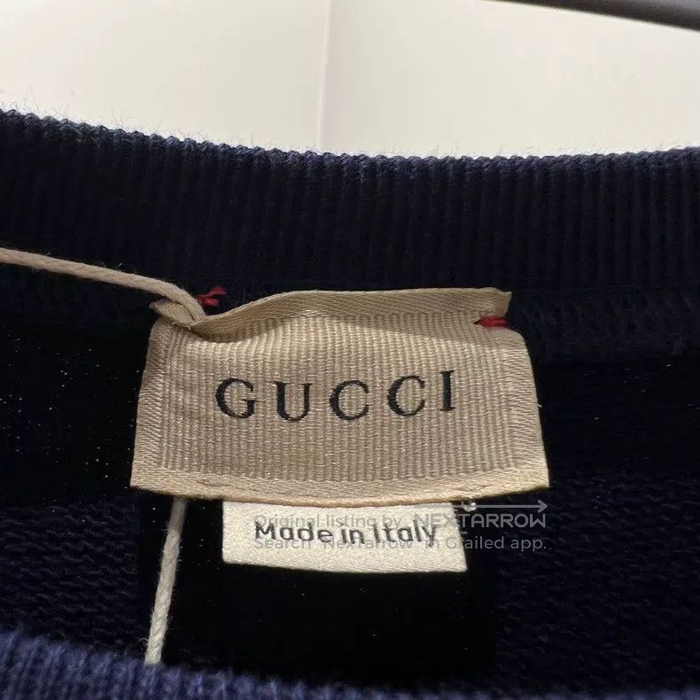 Gucci Gucci Size 10 Logo pattern loose long-sleeved sweatshirt Size M / US 6-8 / IT 42-44 - 3 Thumbnail