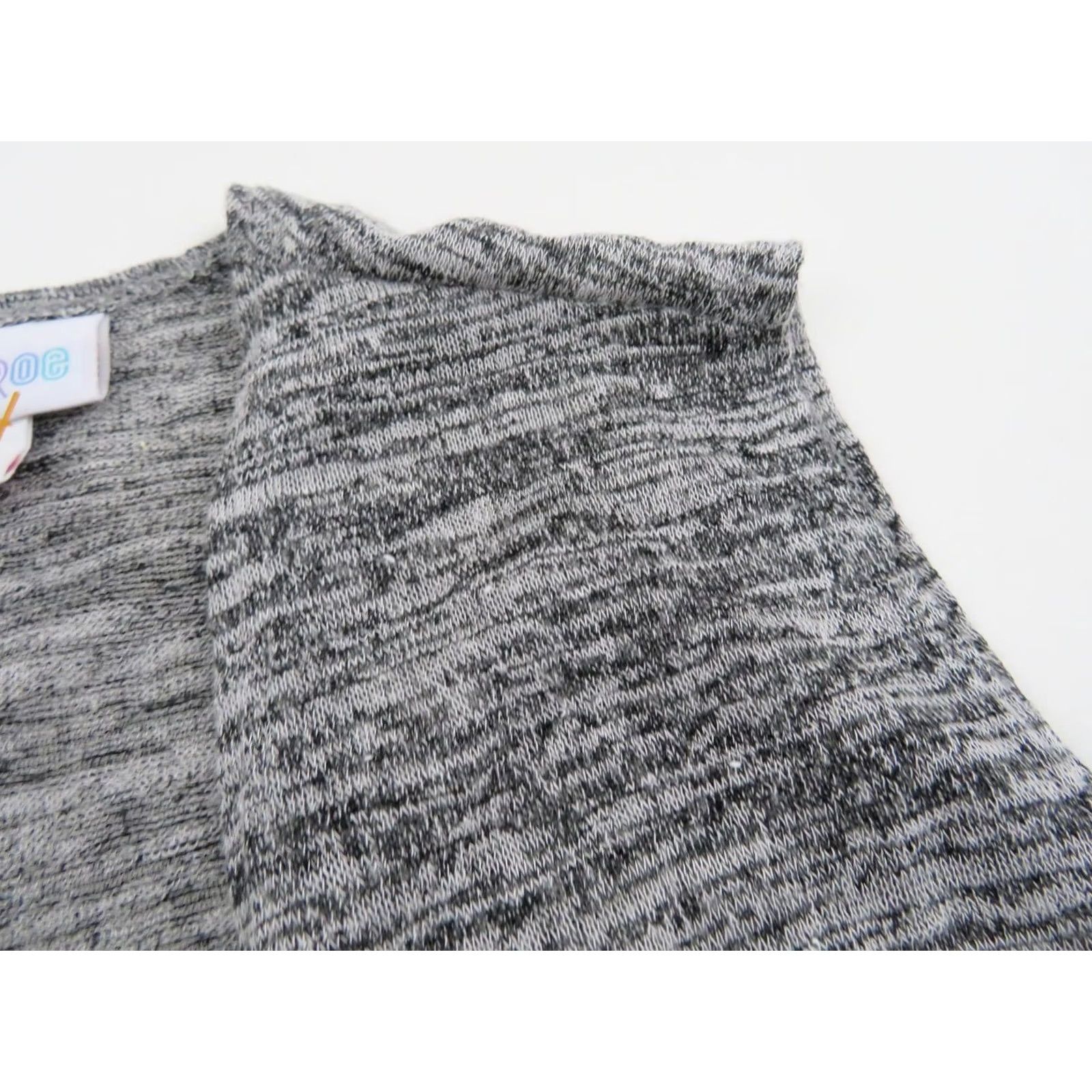 Vintage VINTAGE LuLaRoe Joy Vest Small Duster Cardigan Womens Sleeveless Gray Heathered Black Unicorn Size S / US 4 / IT 40 - 5 Thumbnail
