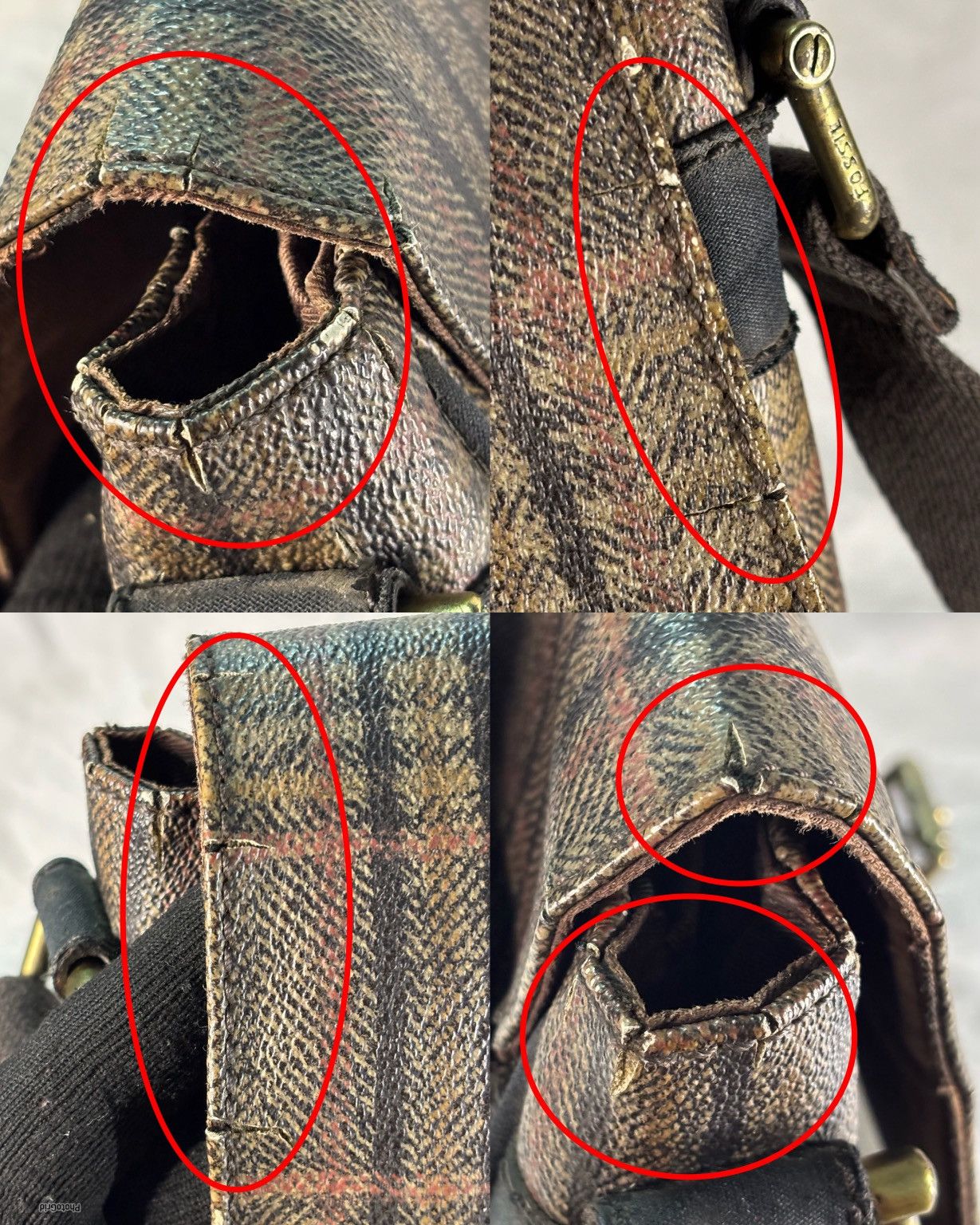 Fossil (very used) Fossil Sling Bag Size ONE SIZE - 15 Thumbnail