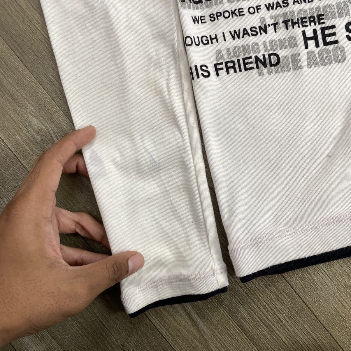 Japanese Brand 2000s Nicole Club Poem Ifsixwasnine Y2K Lgb Style Longsleeve Size US L / EU 52-54 / 3 - 9 Thumbnail