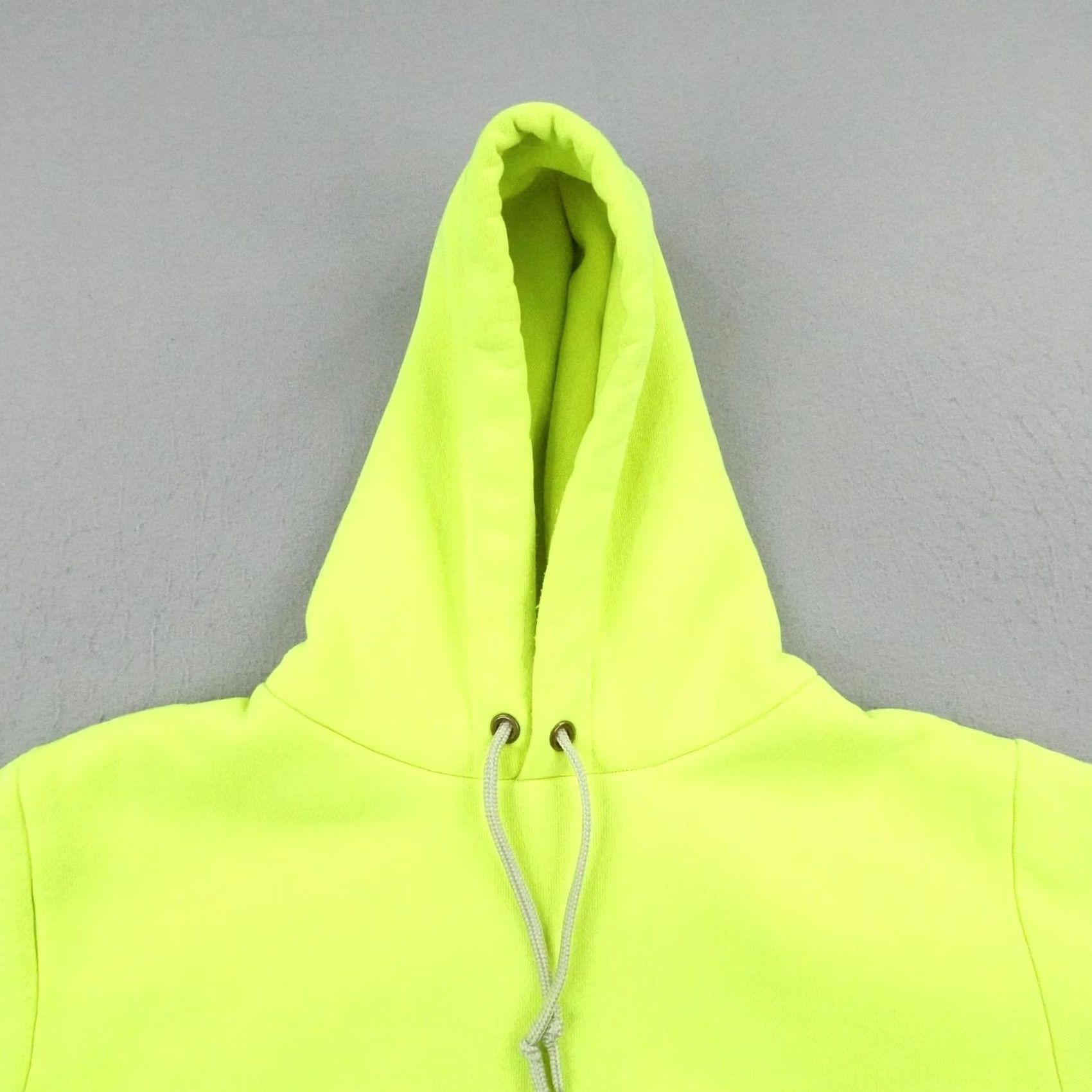 Vintage VINTAGE Camber Hoodie Mens Medium Neon Green Hi Vis Thermal Lined Sweatshirt USA Size US M / EU 48-50 / 2 - 2 Thumbnail