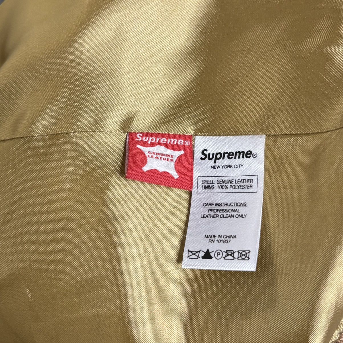 Supreme LEATHER MA-1 DESERT CAMO JACKET Size US XL / EU 56 / 4 - 5 Thumbnail