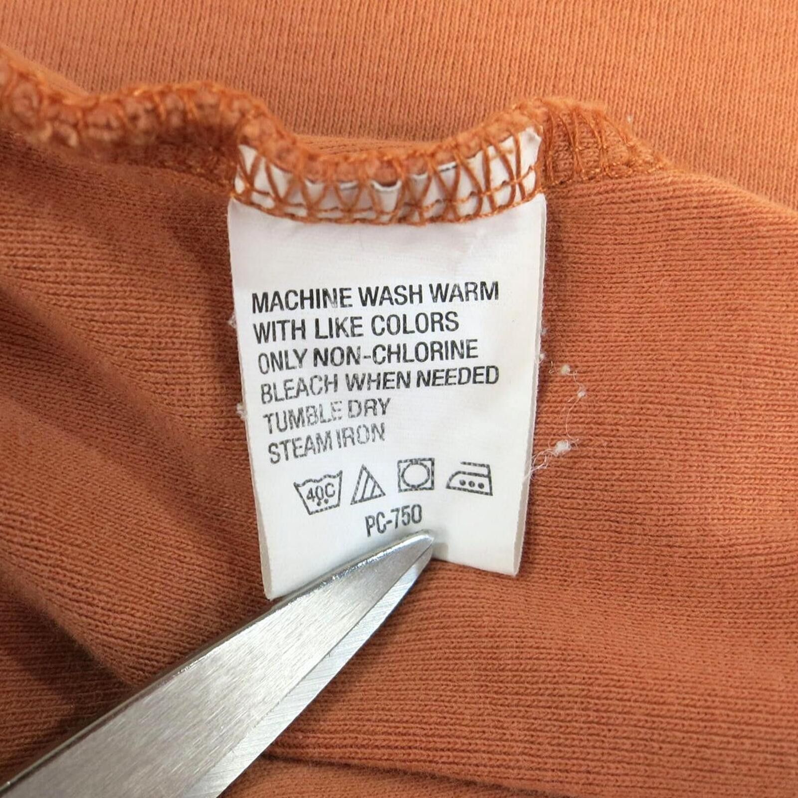 Van Heusen Van Heusen Men's Orange Cotton Polo Shirt Size XL Size US XL / EU 56 / 4 - 6 Thumbnail