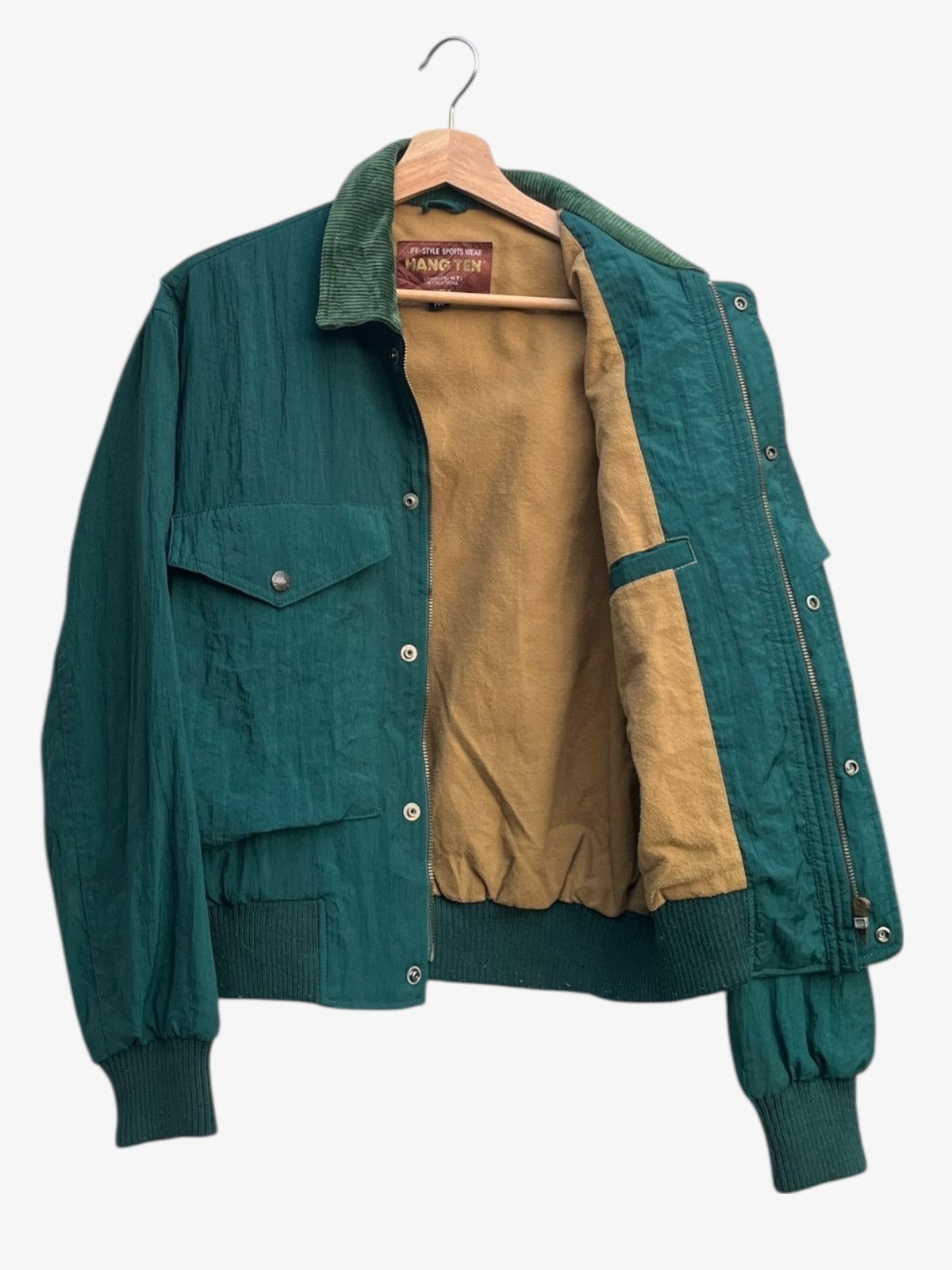 Hang Ten Vintage 80’s Hang Ten Big Pockets Bomber Jacket Size US M / EU 48-50 / 2 - 3 Thumbnail