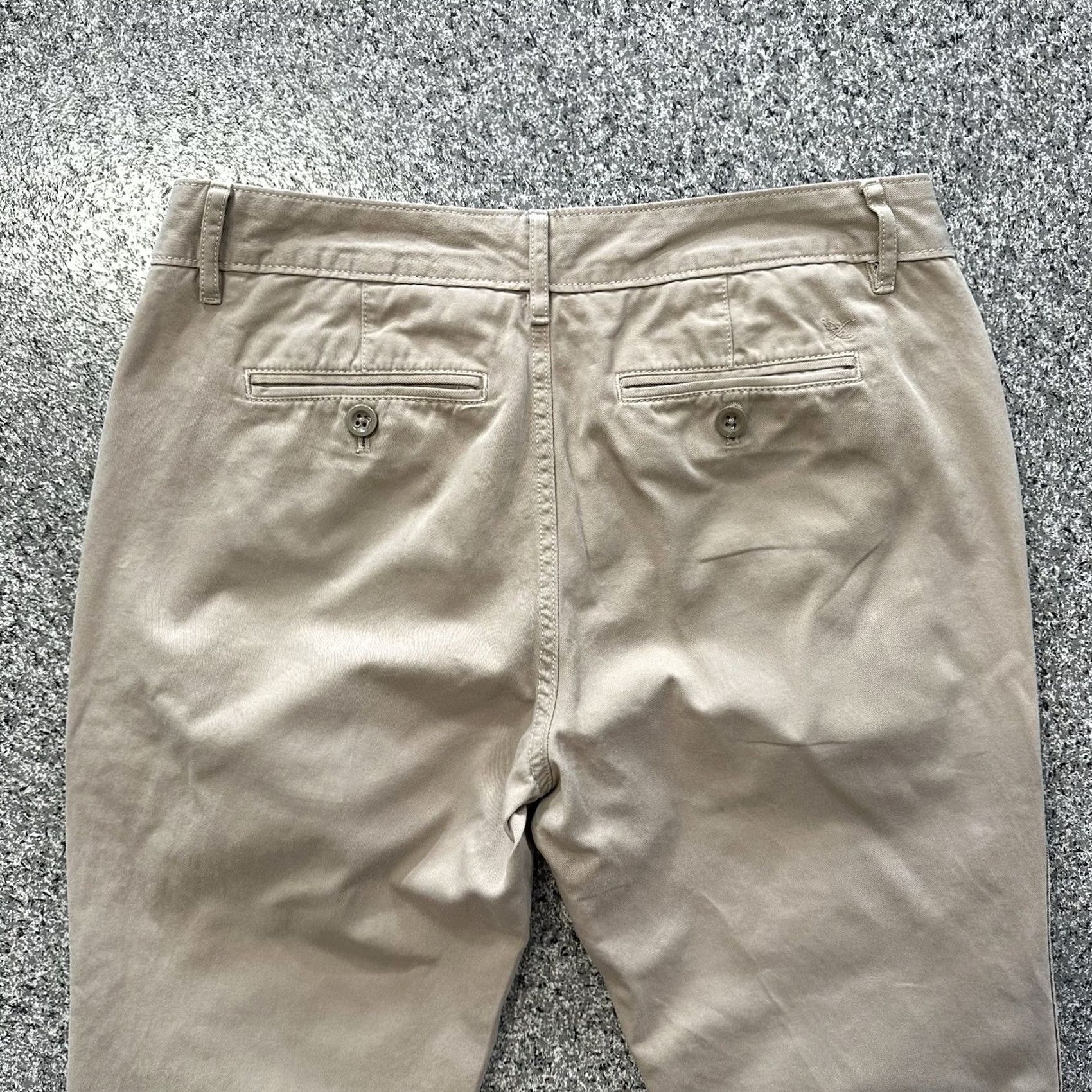 Eddie Bauer Eddie Bauer Pants Womens 8 32x31 Mid Rise Chino Straight Beige Legend Wash Size 24" / US 00 / IT 34 - 5 Thumbnail
