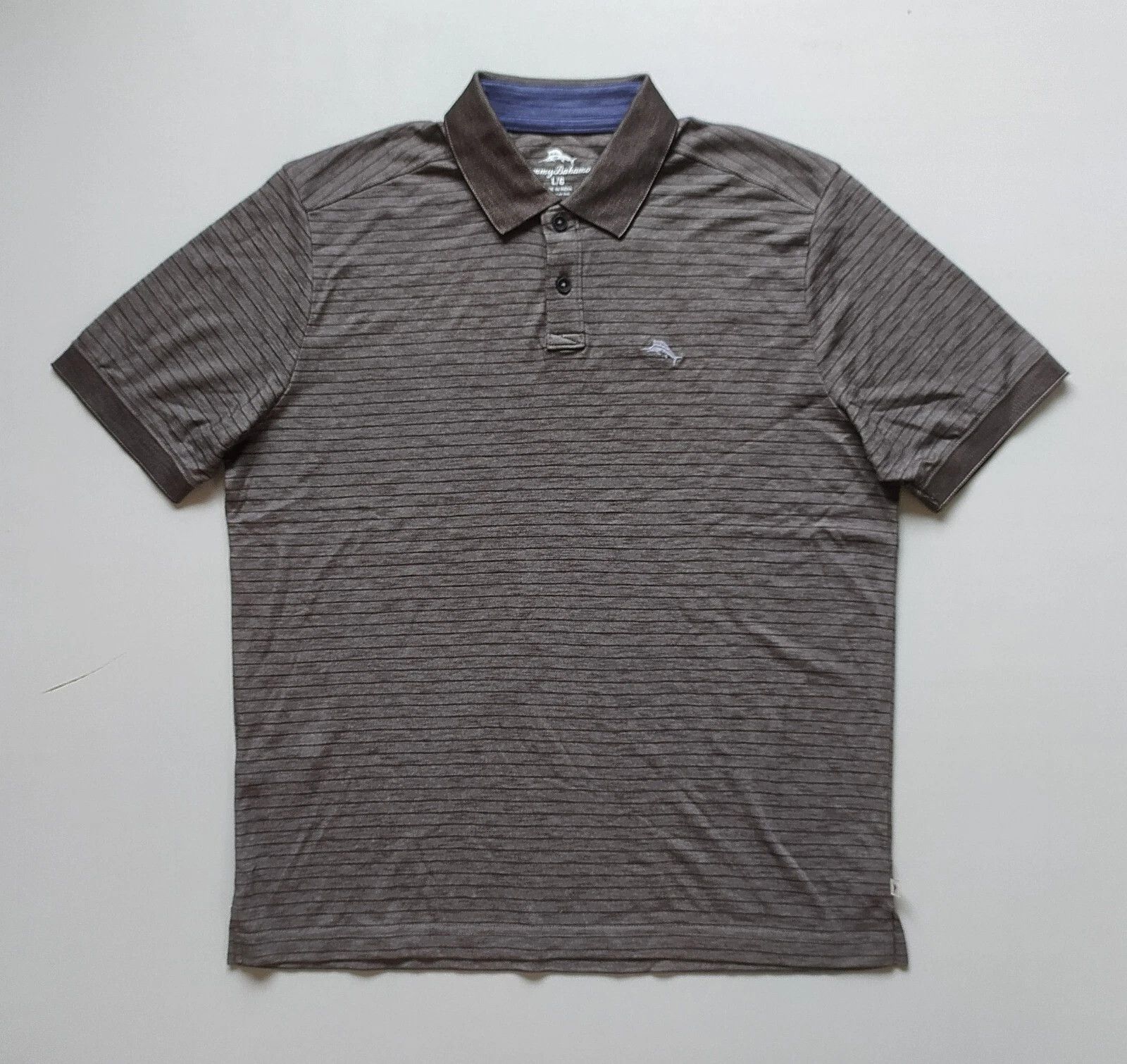 Tommy Bahama Tommy Bahama Striped Polo Shirt Free Global Shipping T-0387 Size US L / EU 52-54 / 3 - 2 Thumbnail