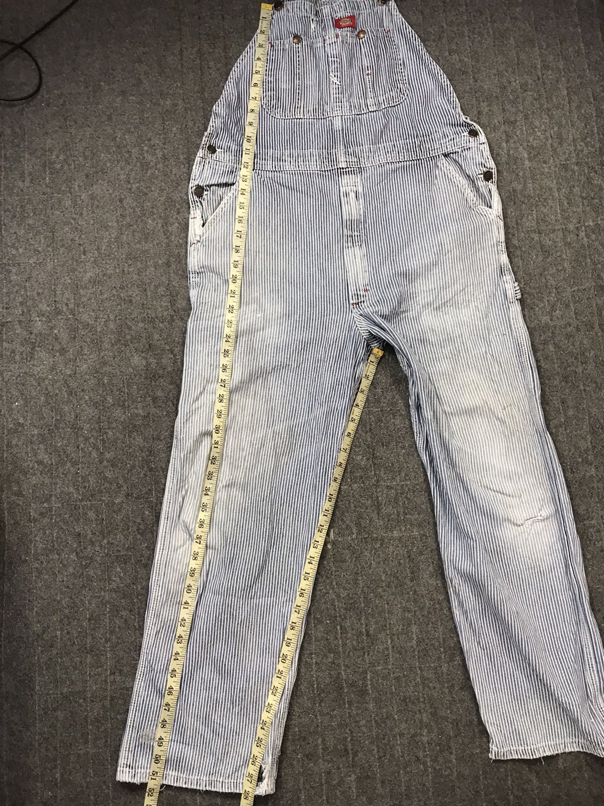 Dickies Dickies Hickory Indigo Denim Coveral Overall Jumper Workwear Size US 38 / EU 54 - 8 Thumbnail