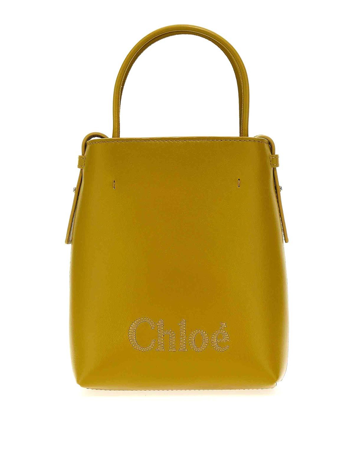 Chloe o1loc1c0125 CHC23 Size: OS / Sack Bag in Mustard Size ONE SIZE - 1 Thumbnail