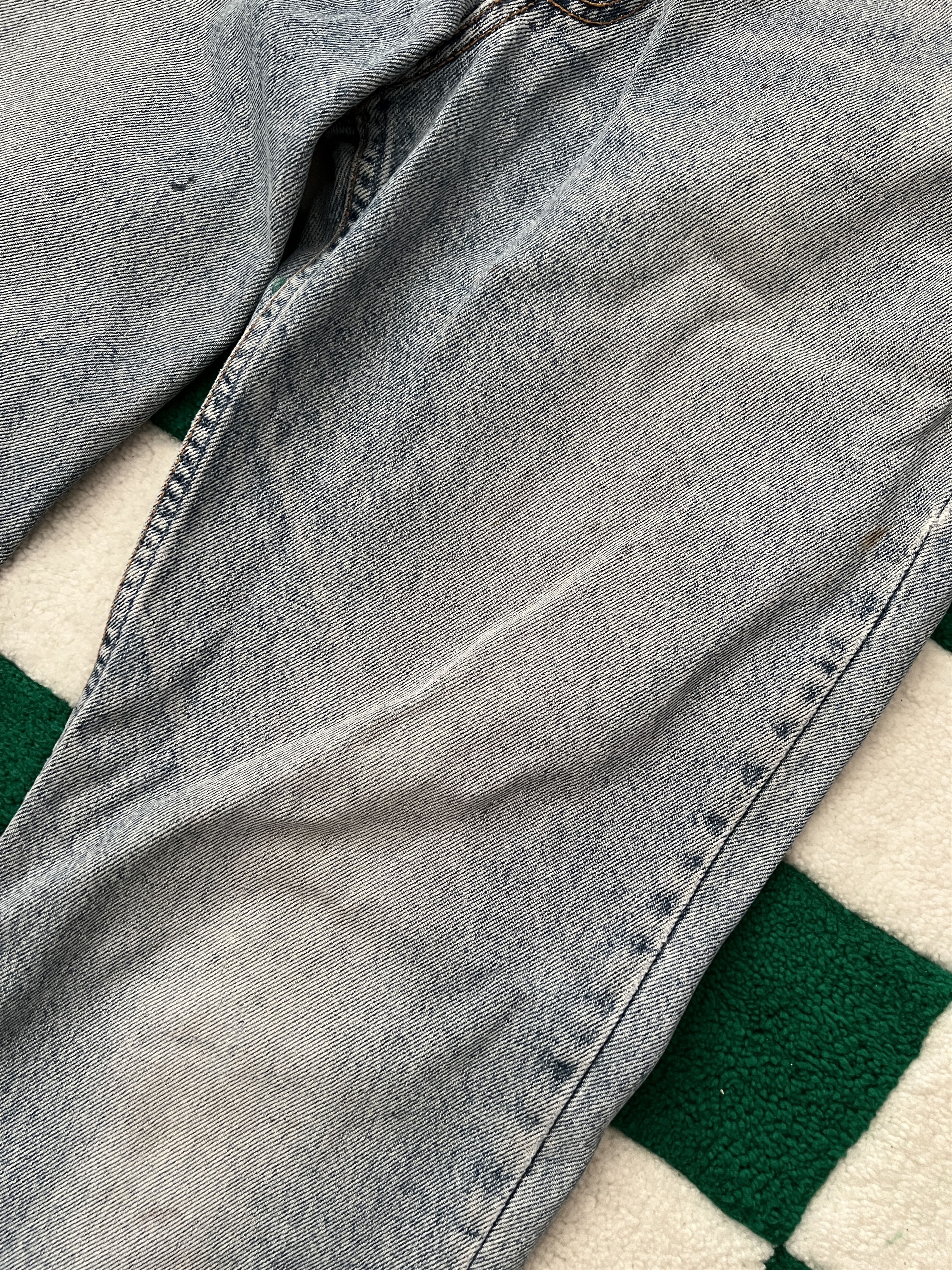 Levi's Vintage 90s Levis 627 Washed Denim Jeans Orange tab W34 L32 Size US 34 / EU 50 - 19 Thumbnail