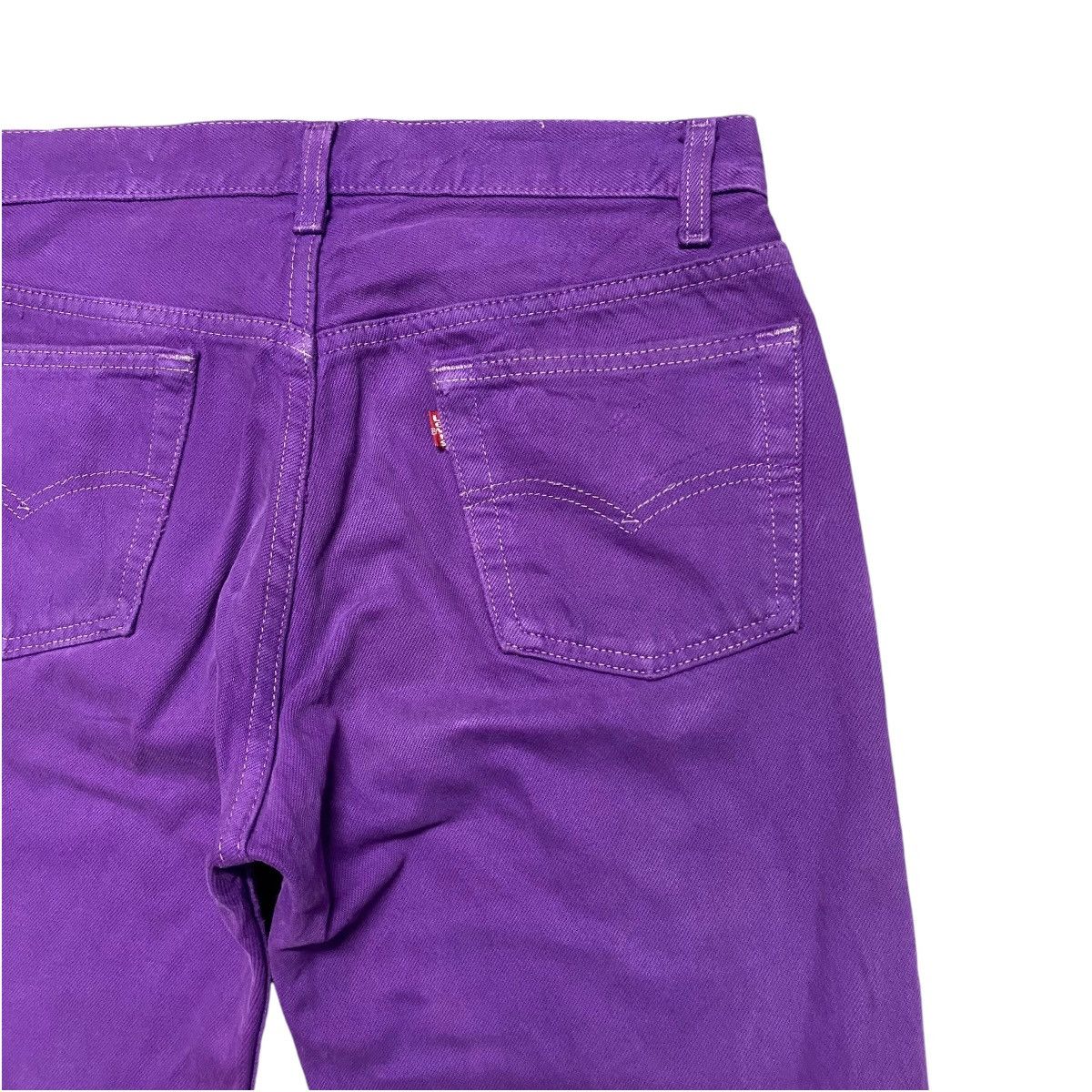 Levi's Vintage 90s Levis 501 Purple Denim Jeans Size US 29 - 11 Thumbnail