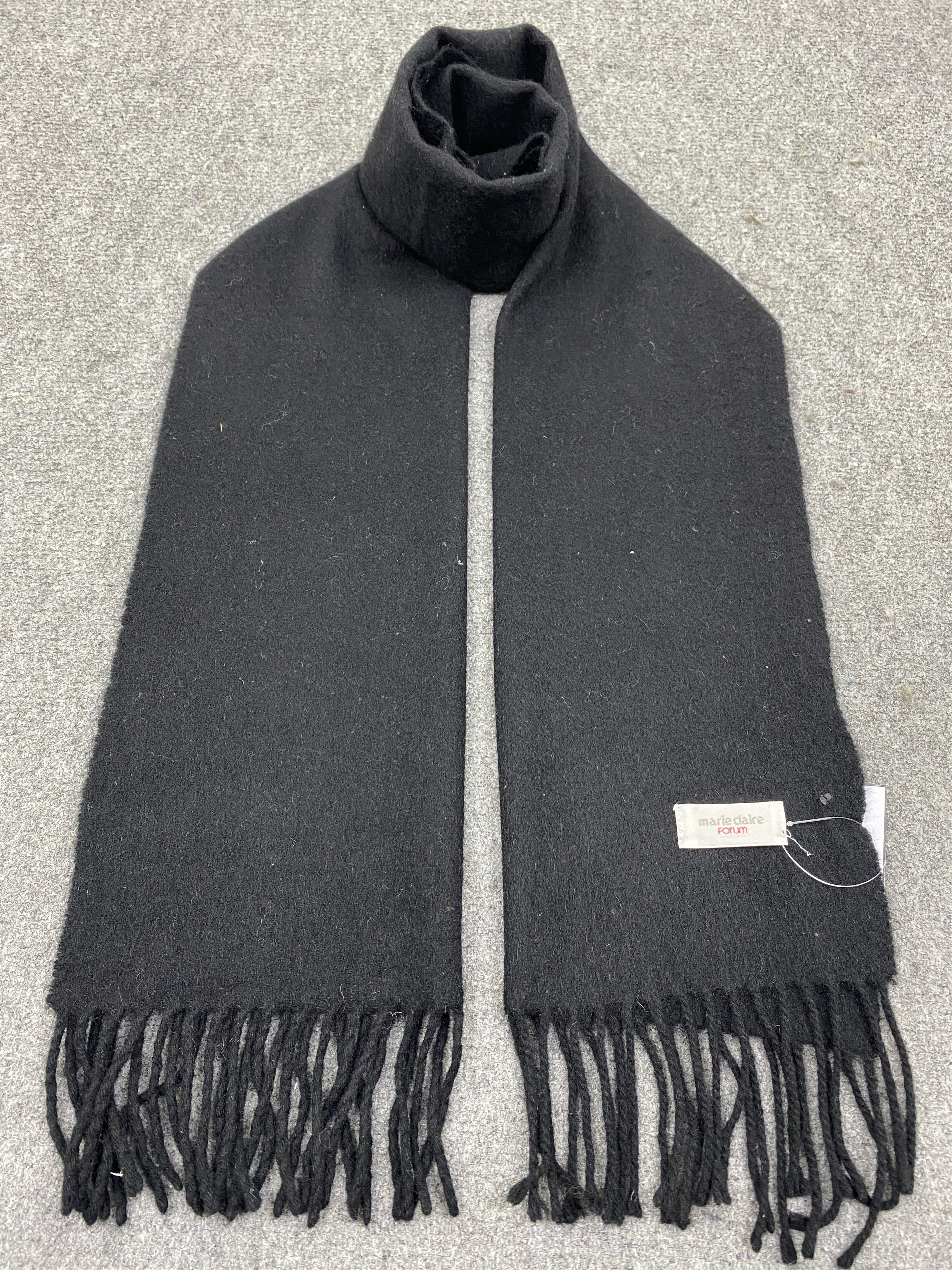 ◇marie claire ◇ Wool Classic Solid Muffler Vintage Marie Claire Scarf Muffler Neckwear Wool V169 | Grailed